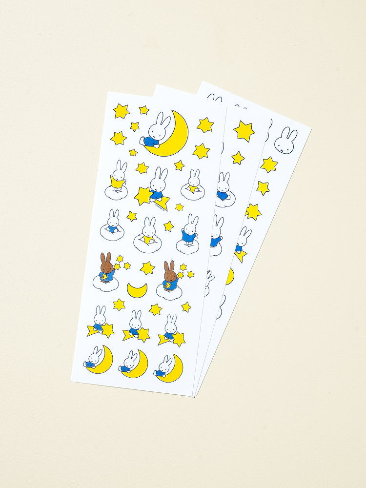 Декоративные наклейки Miffy 3 шт. синие
