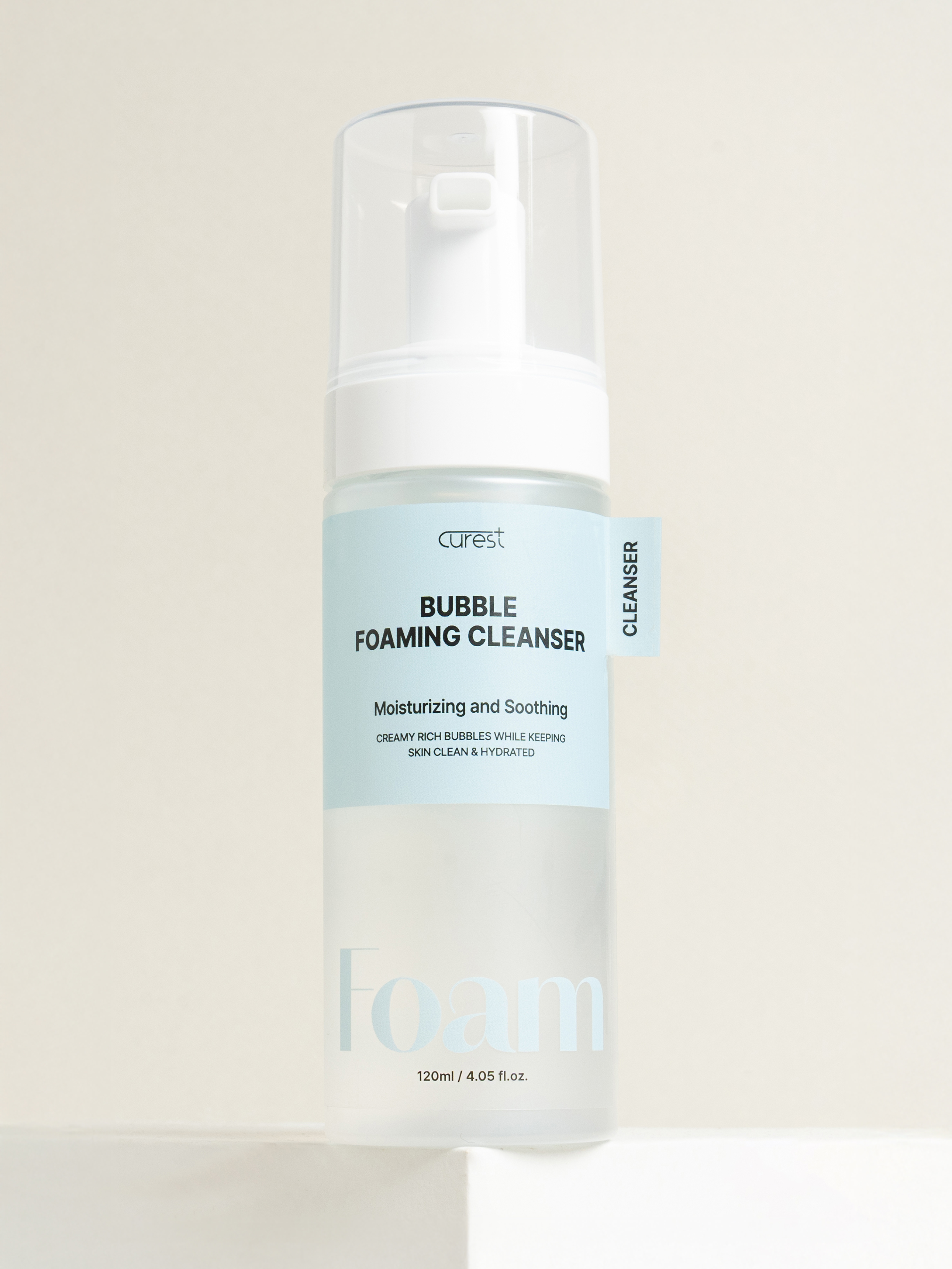 큐어레스트 버블 포밍 클렌저 120 ml