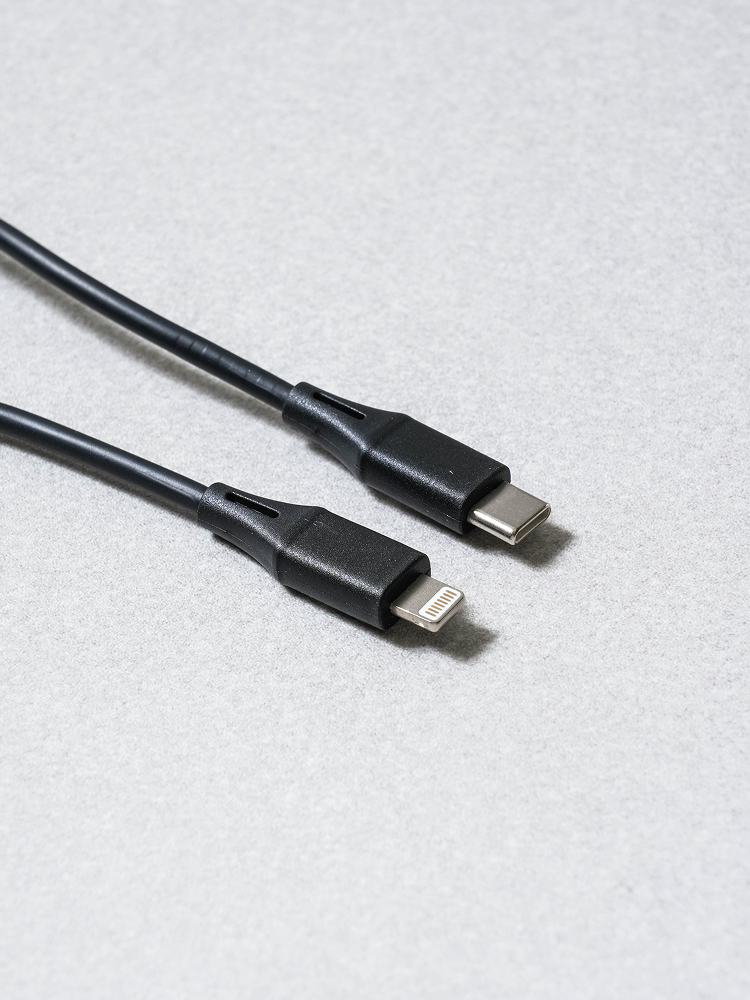 Кабель C TO 8 Pin 1 м Черный