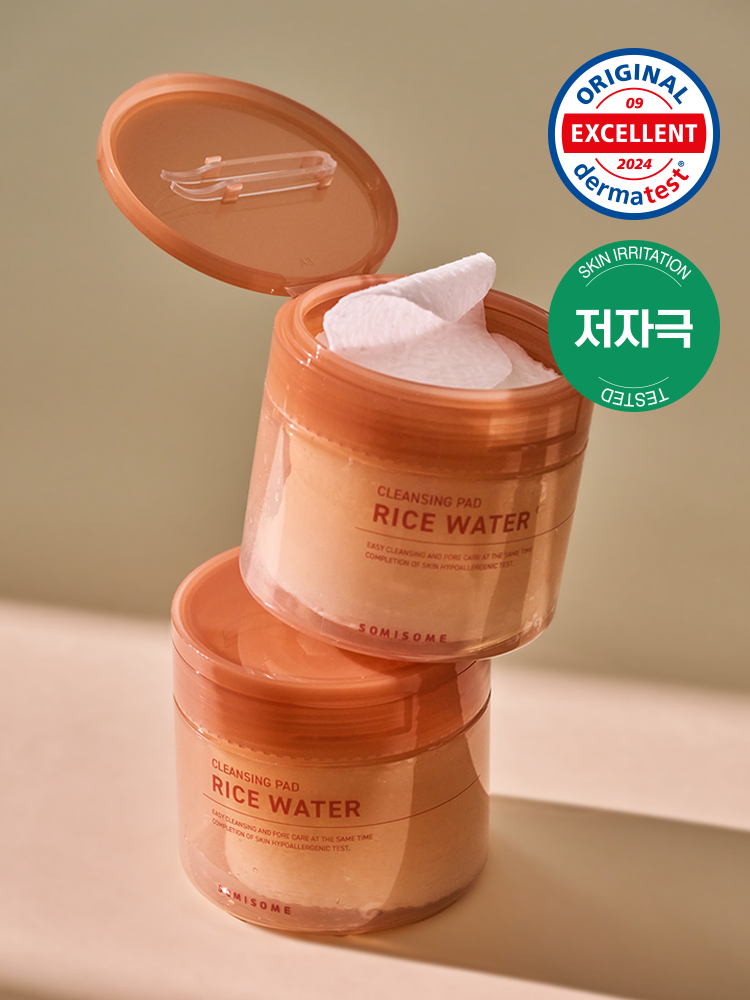 소미썸 쌀뜬물 클렌징 워터 패드 50매입