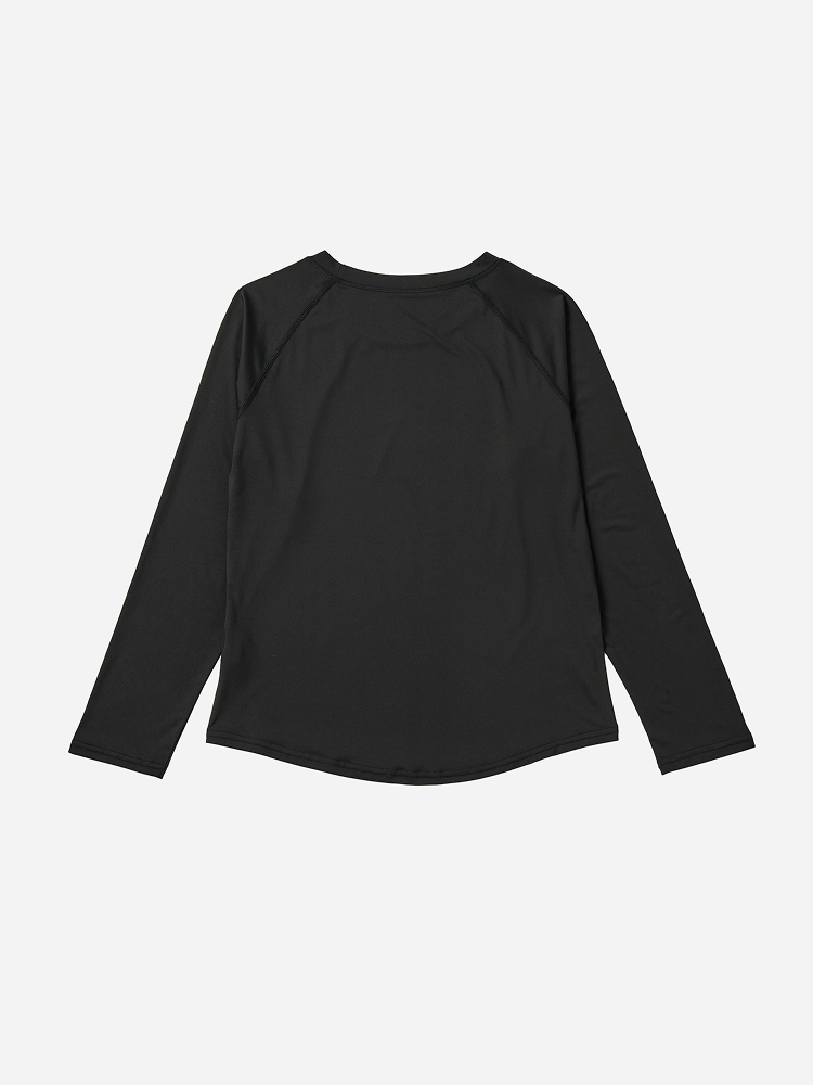 Лонгслив свободного кроя S/M/L черный