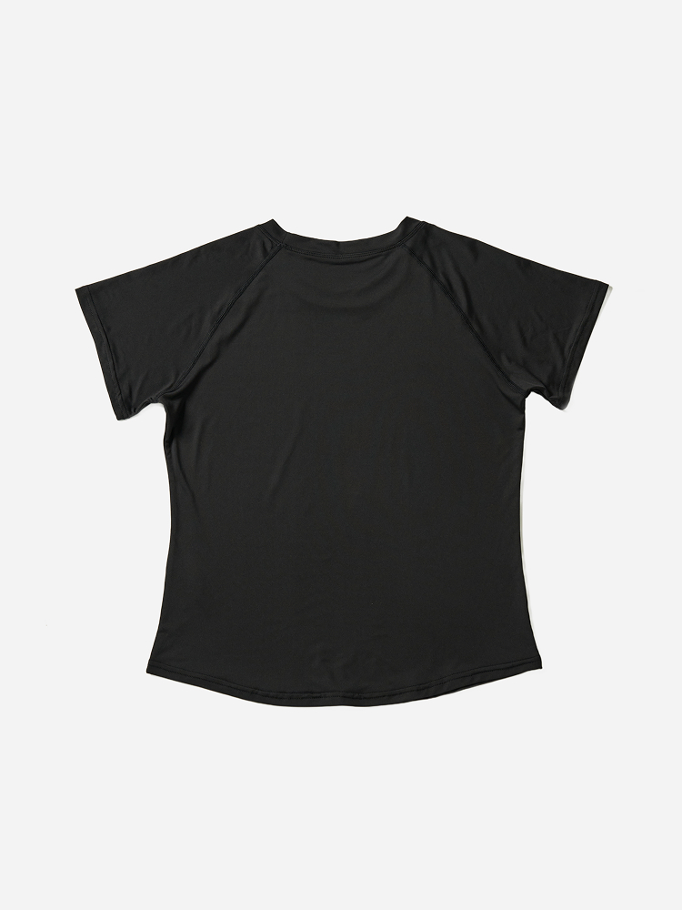 Футболка оверсайз черная S/M/L