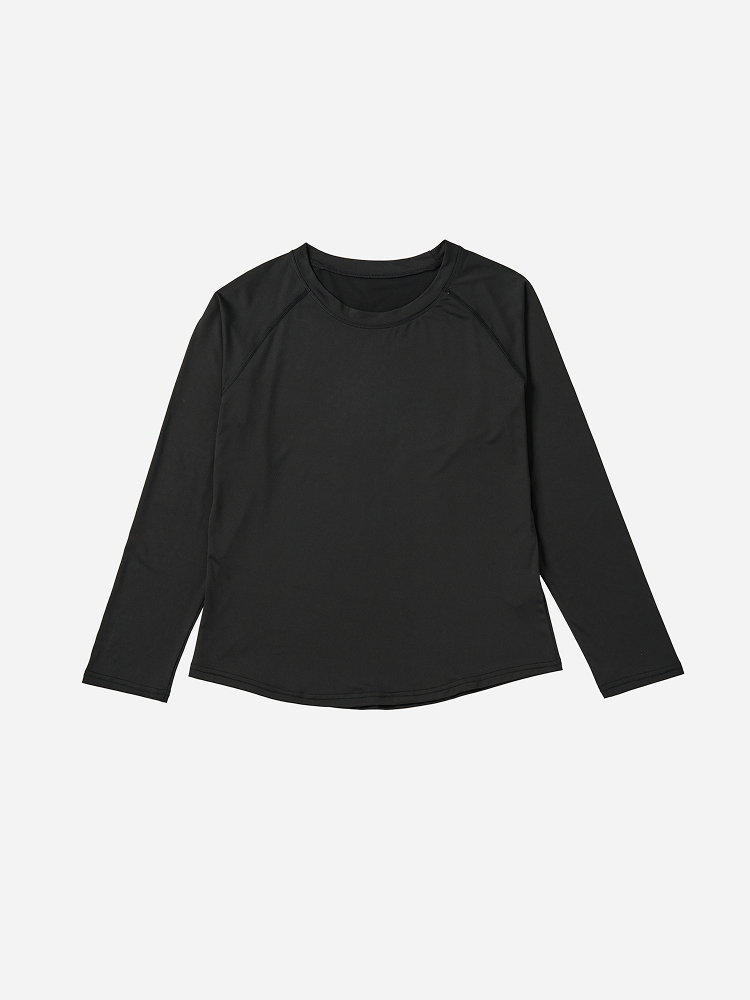 Лонгслив свободного кроя S/M/L черный