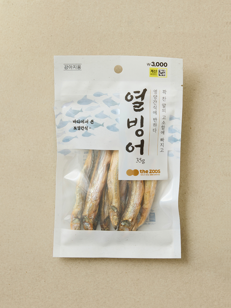 [펫] 더주스 바다 보양식 열빙어 35 g