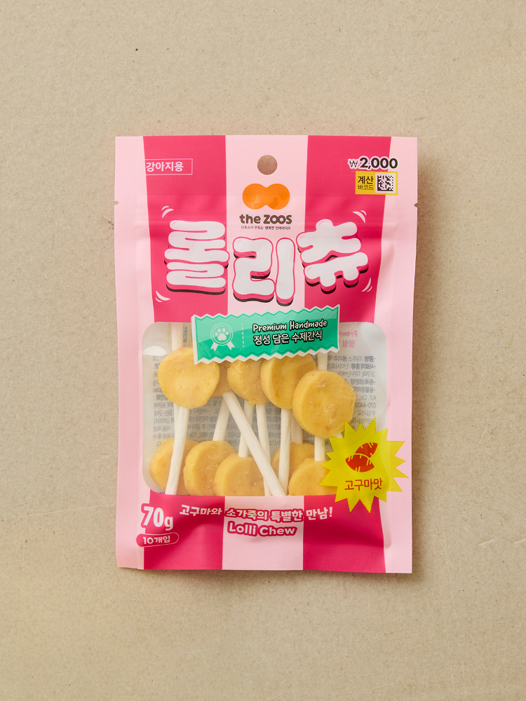 [펫] Леденец The Juice Lolly Chew с говядиной 70 г