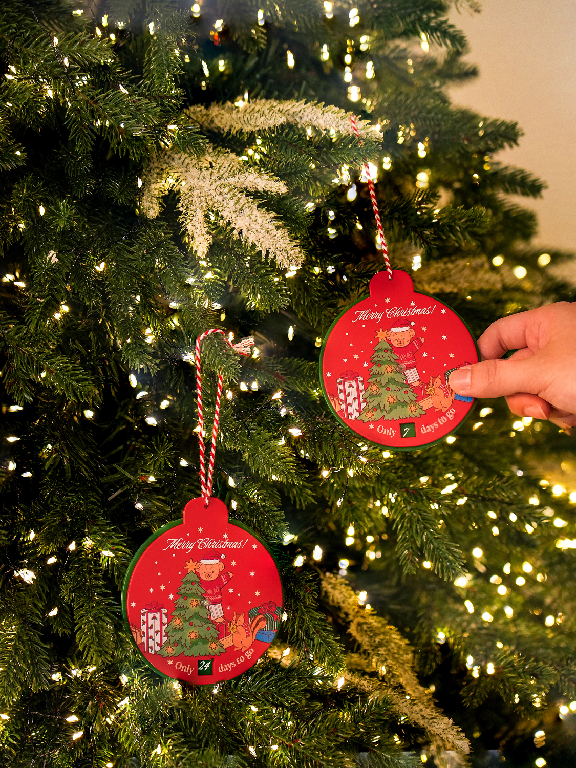 Деревянное подвесное украшение Christmas at Home