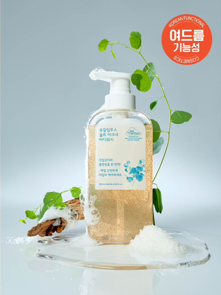 솔테라피 유칼립투스 솔트아크네 바디워시 우디브리즈 400 ml