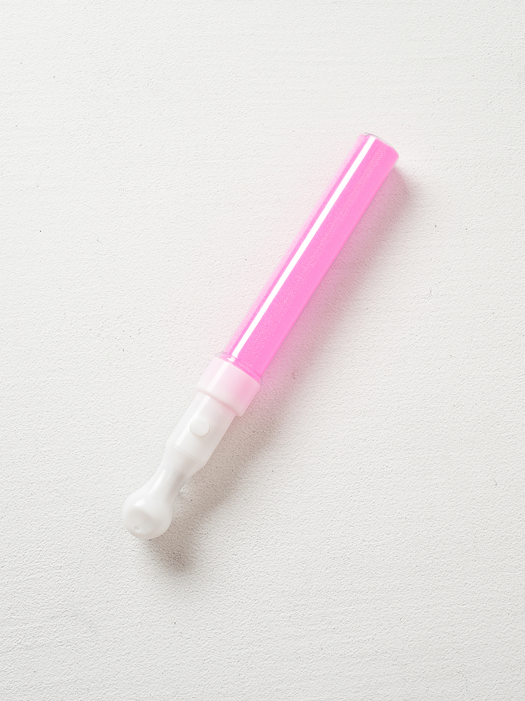 일자 LED 응원봉 핑크