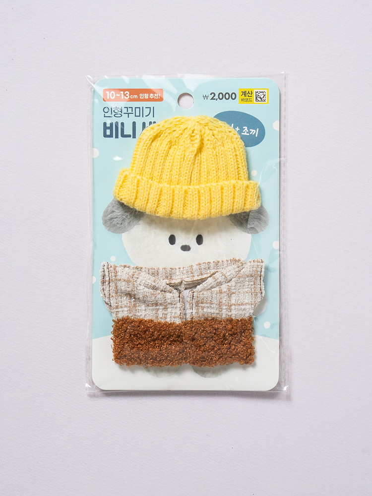 Набор DIY: жилет и шапка для куклы