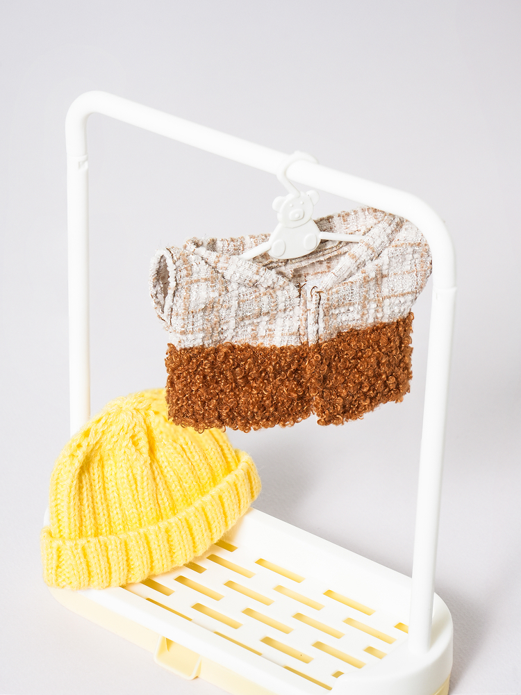 Набор DIY: жилет и шапка для куклы