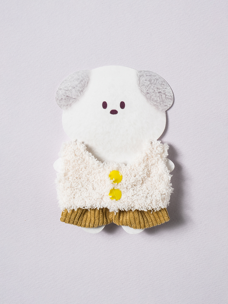 인형DIY 겨울 뽀글이 조끼 ＆ 바지 세트