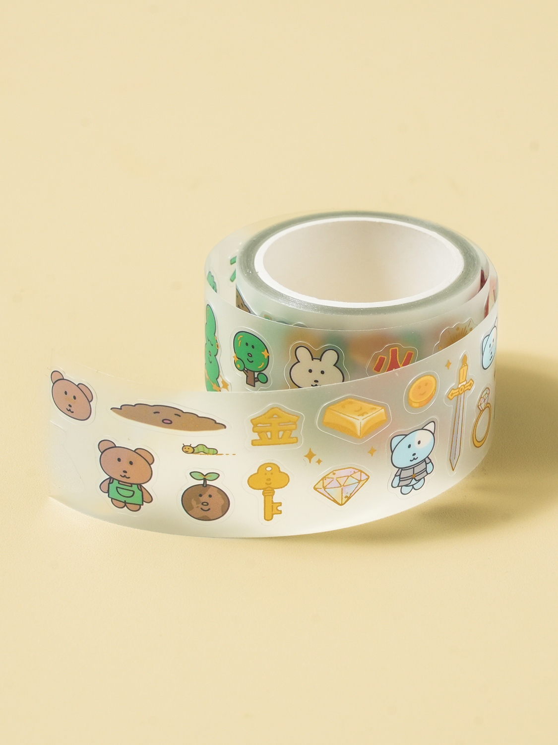 사주 금박 키스컷 마스킹 테이프 30 mm X 3 m