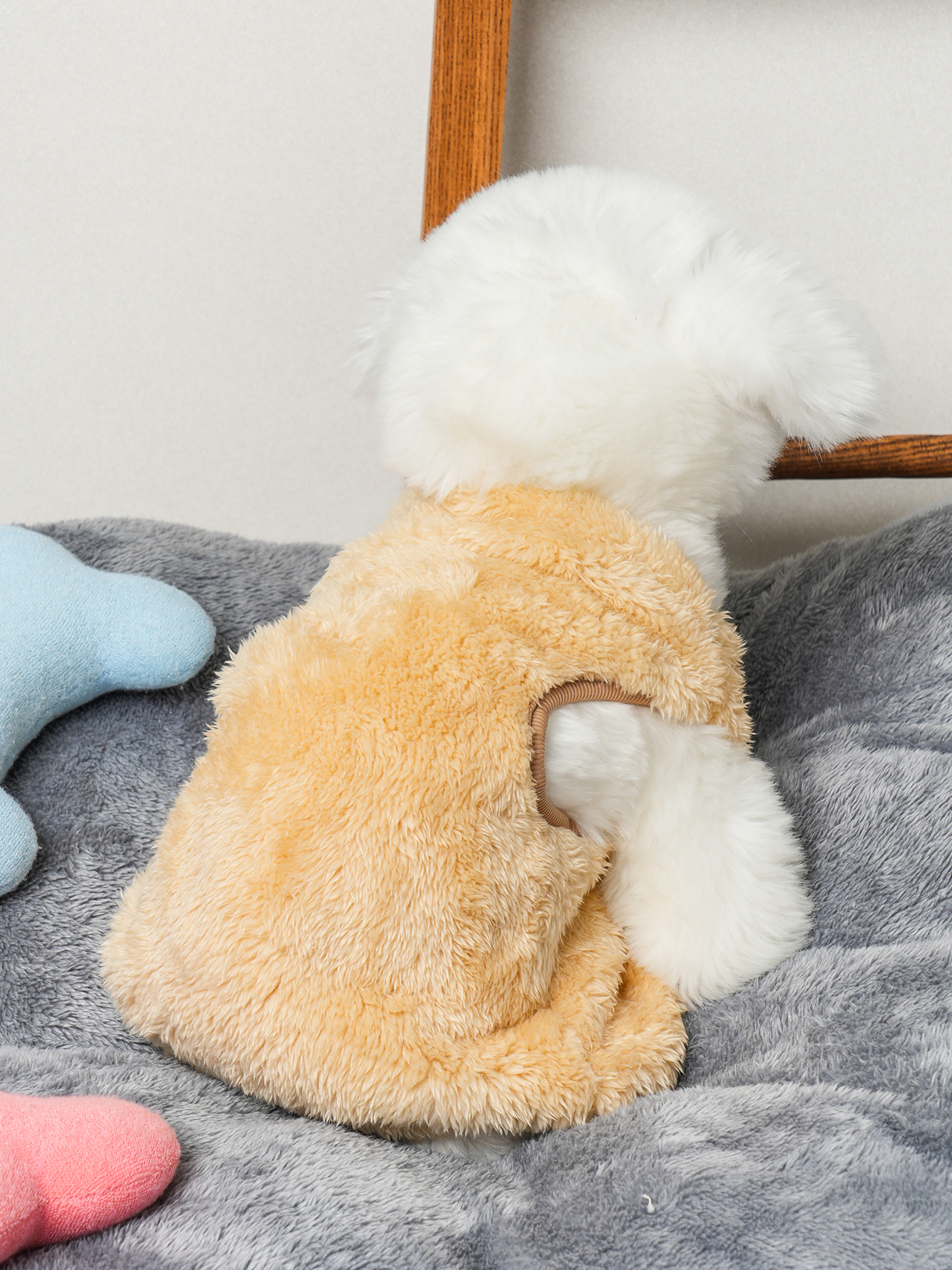 [펫] 넉넉한 포근 조끼 4XL