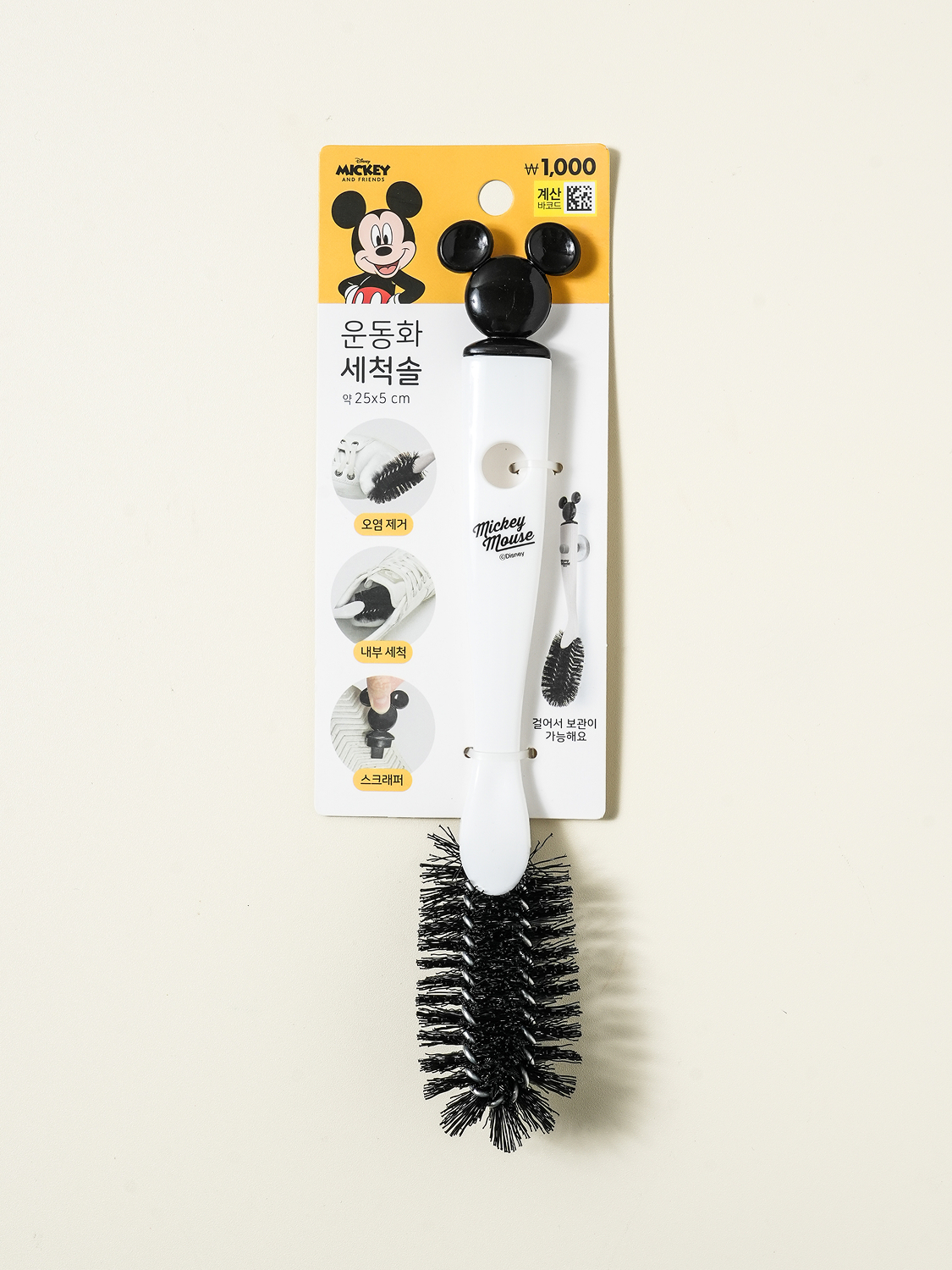 Disney Mickey Minnie щетка для обуви белая