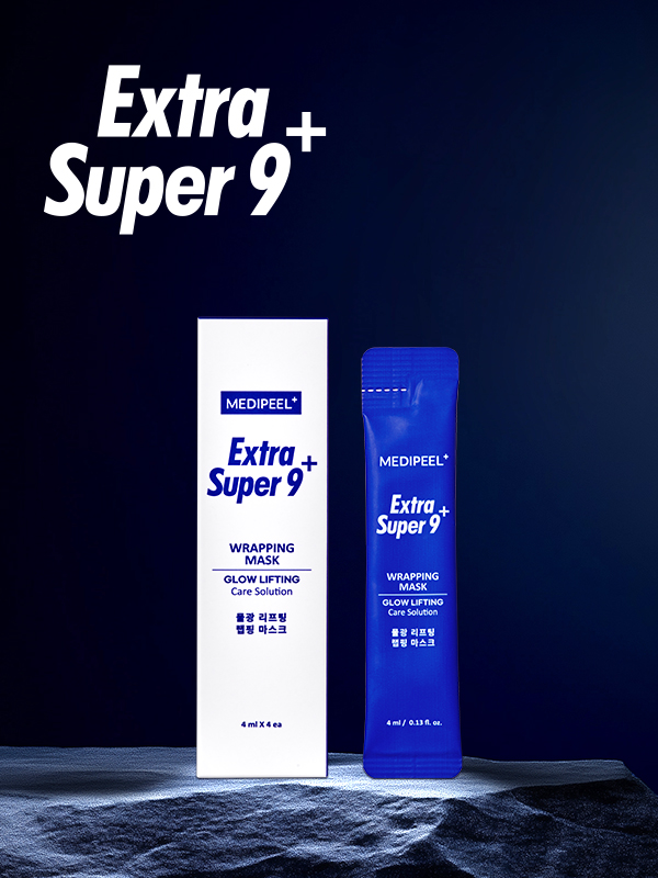 메디필 엑스트라 슈퍼 9 플러스 물광 리프팅 랩핑 마스크 4 ml 4개입