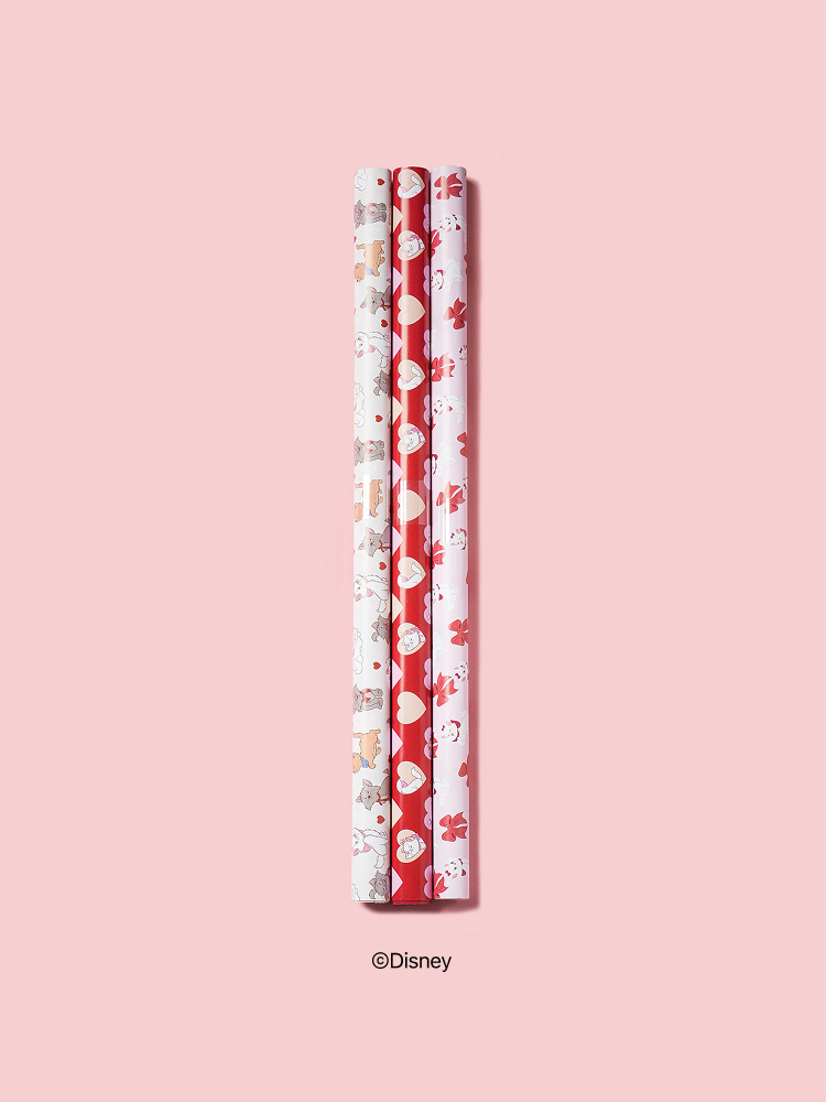 디즈니 마리 포장지 50 X 70 cm 3매입