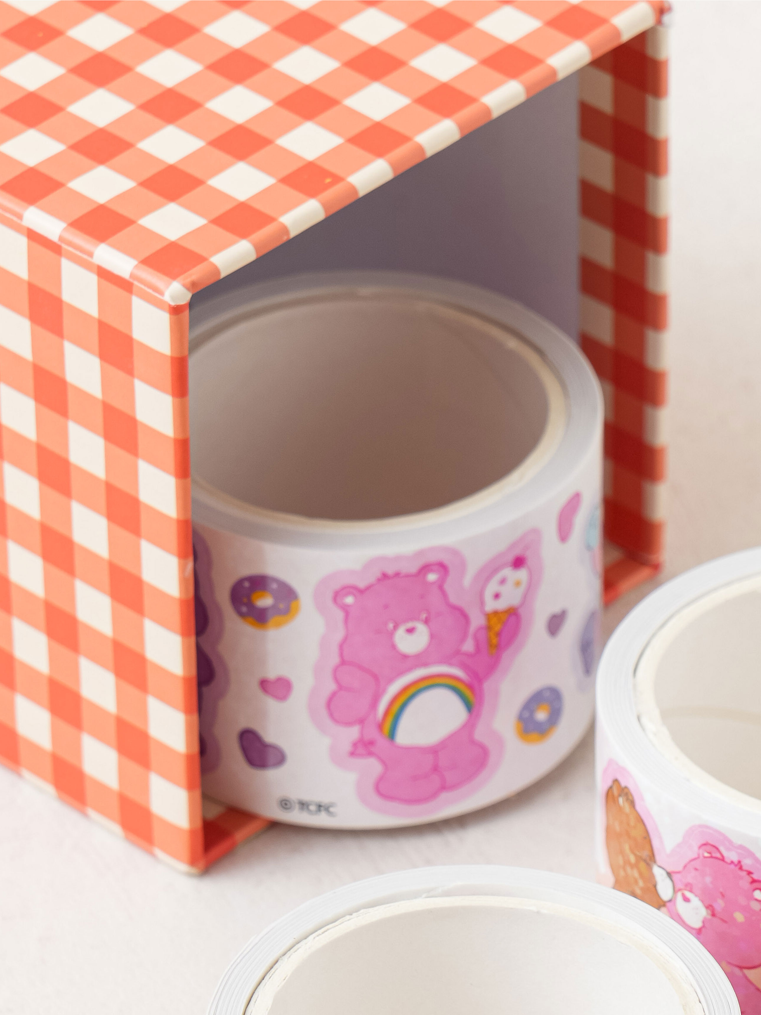 Наклейки Care Bears в рулоне 100 шт.