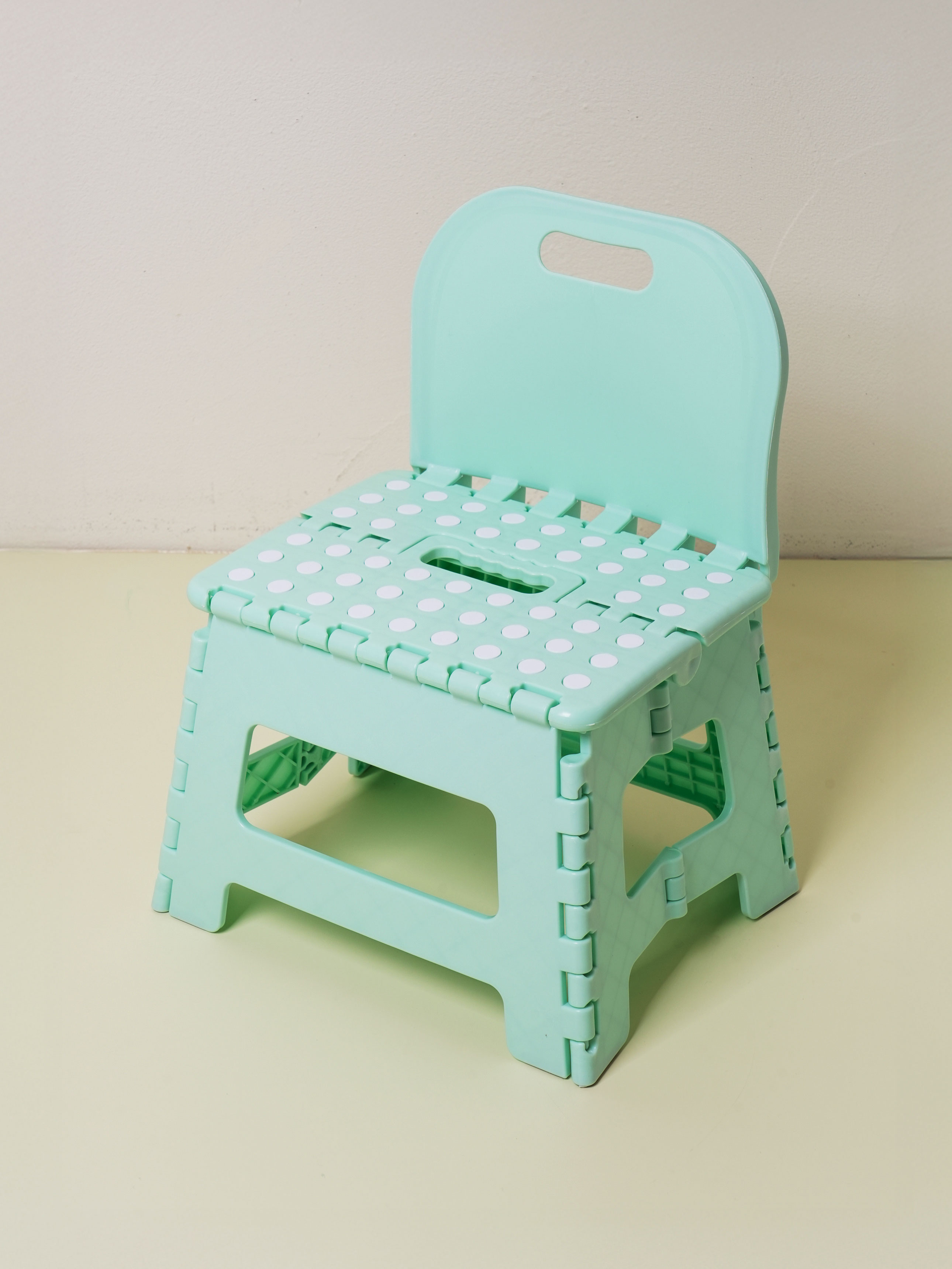 Складной табурет со спинкой 32x24x41 см