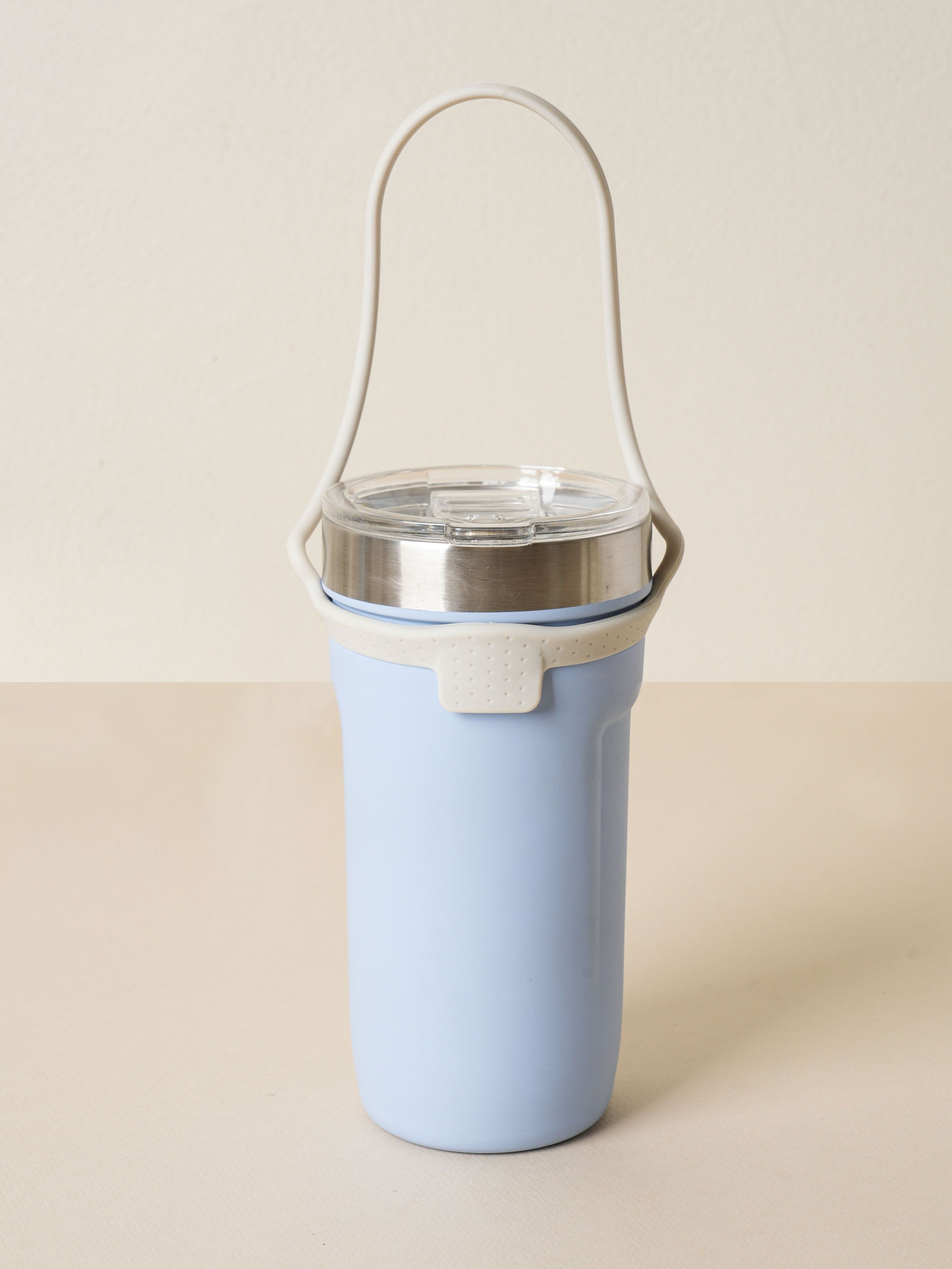 실리콘 스트링 텀블러 550 ml 블루