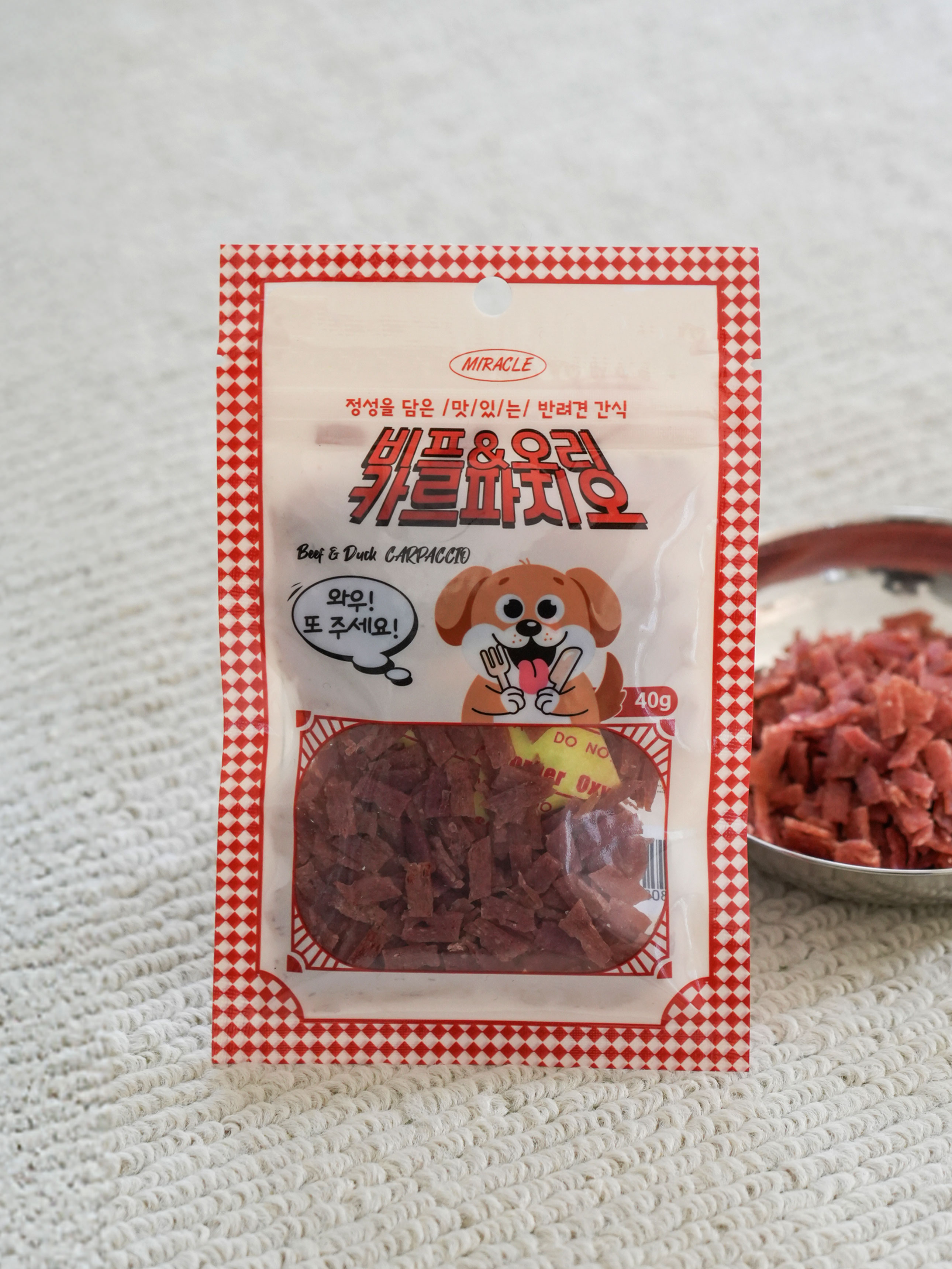 [펫] 미라클 카르파치오 40 g 비프＆오리