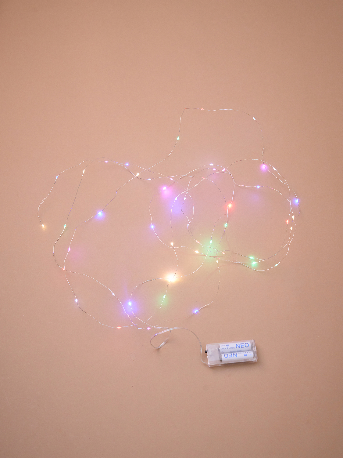 Интерьерная гирлянда LED 50 ламп 5 м 6 цветов