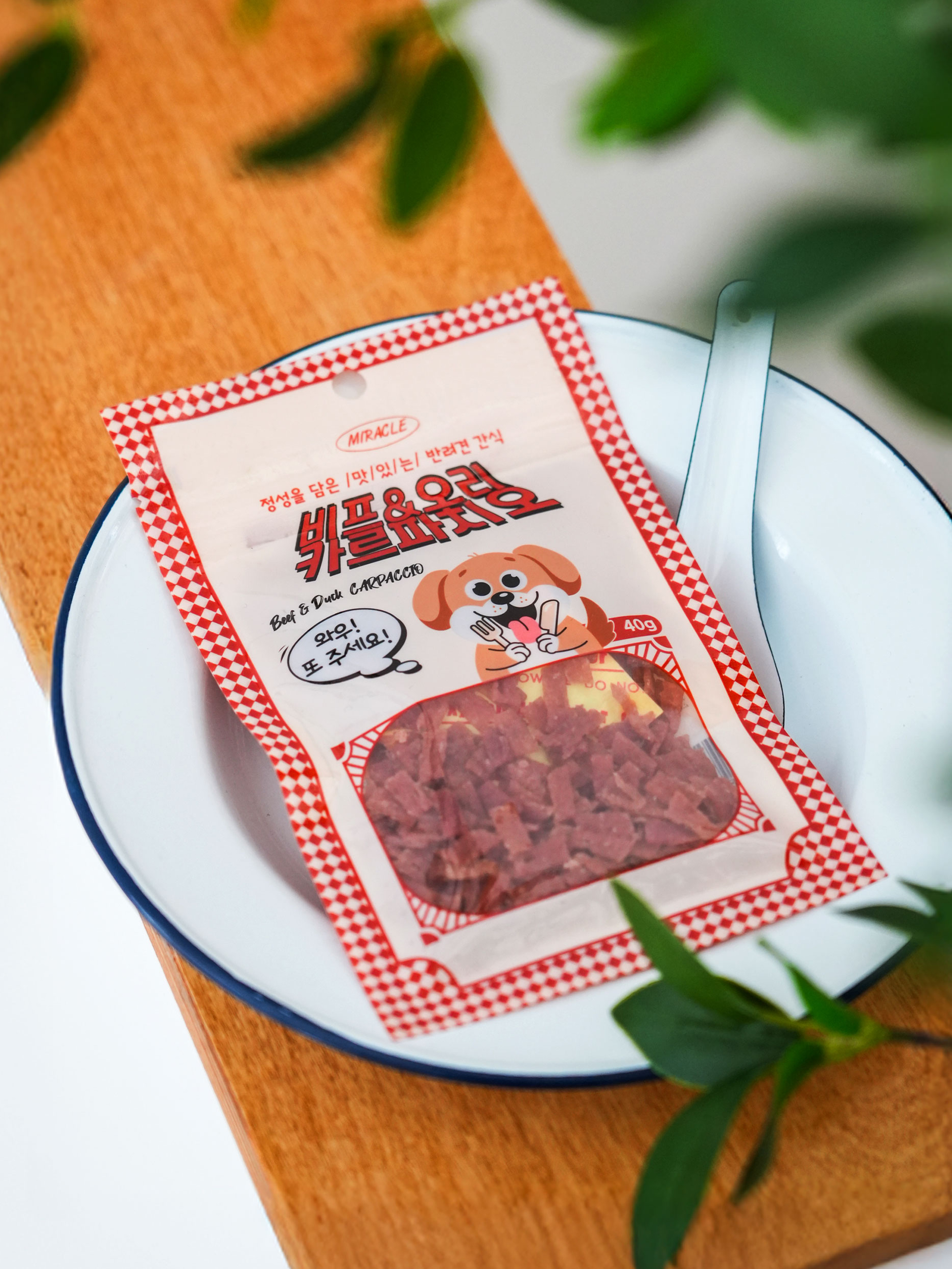 [펫] 미라클 카르파치오 40 g 비프＆오리