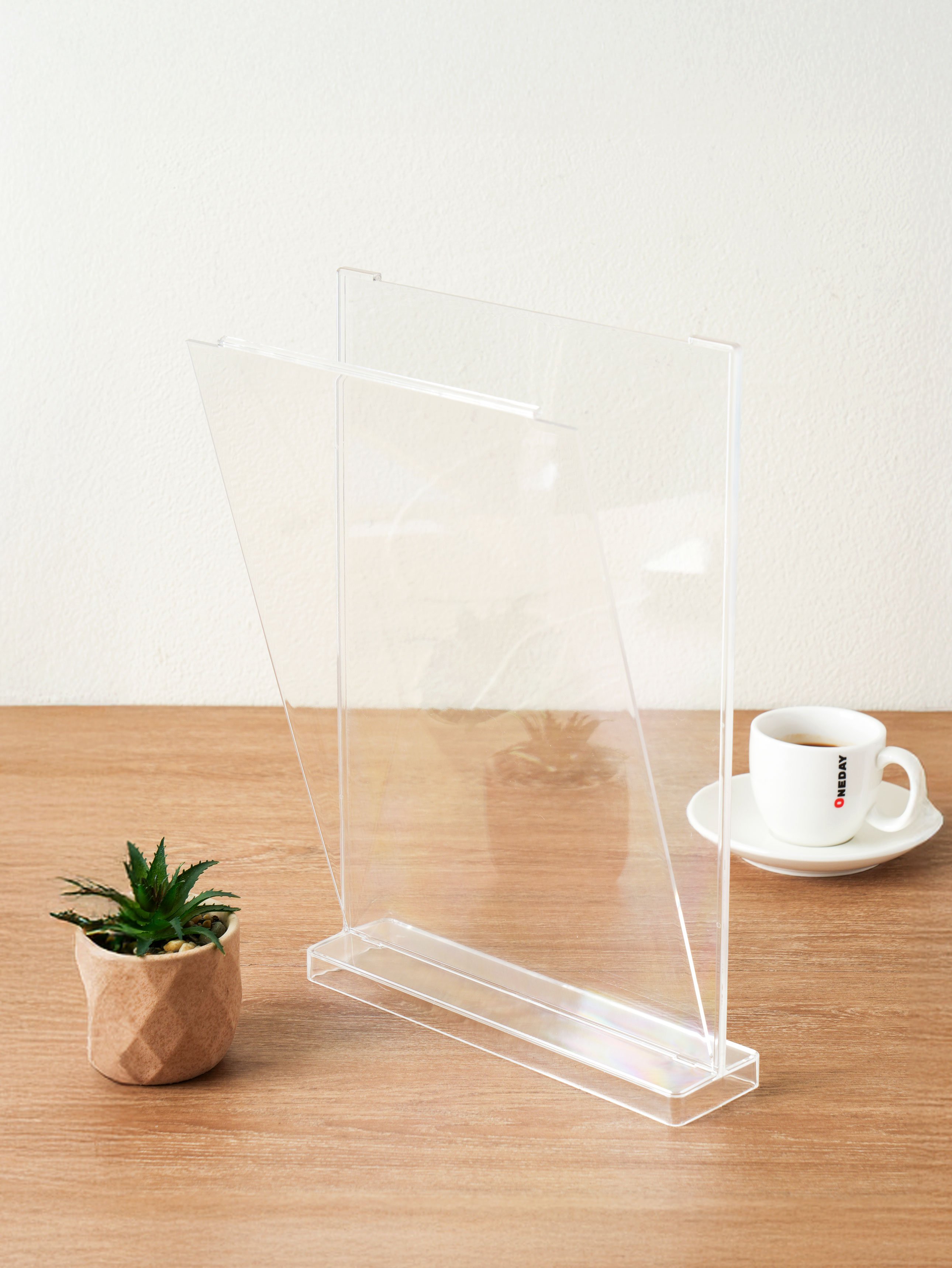 T형 A4 카드 스탠드 21 X 29.7 cm