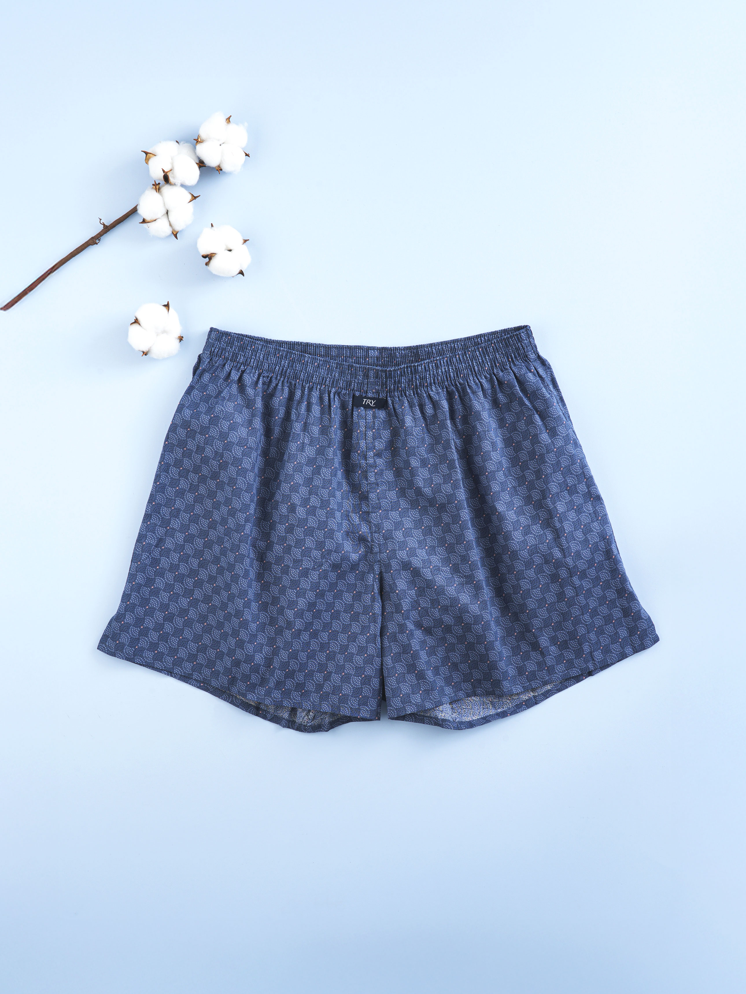 트라이 남성 사각 트렁크 XL 네이비