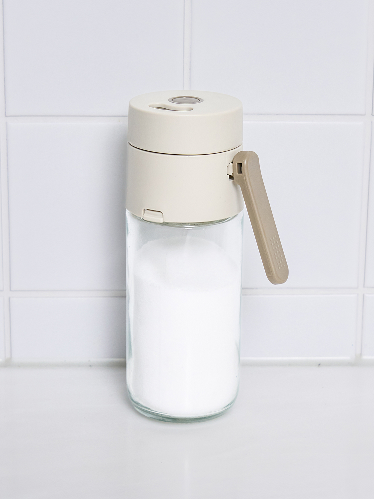 원터치 정량 유리 양념통 260ml