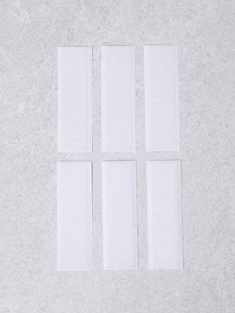 찍찍이 테이프 직사각 3 X 10 cm 3세트 화이트