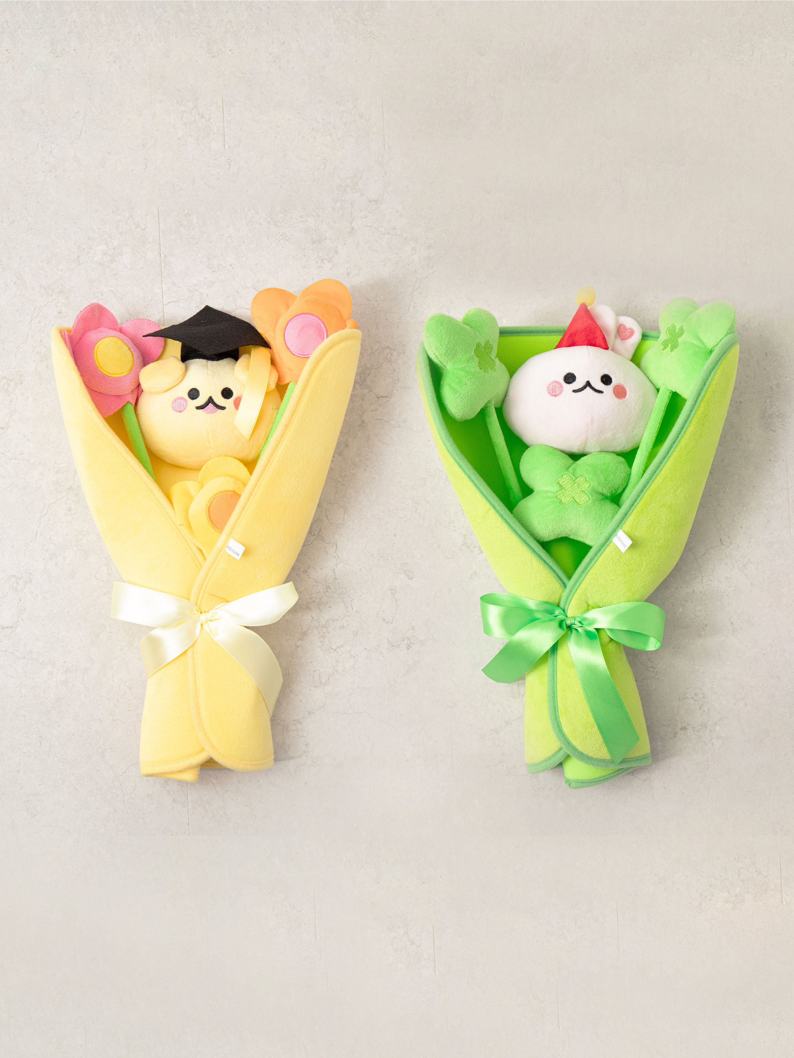 축하 꽃다발 인형