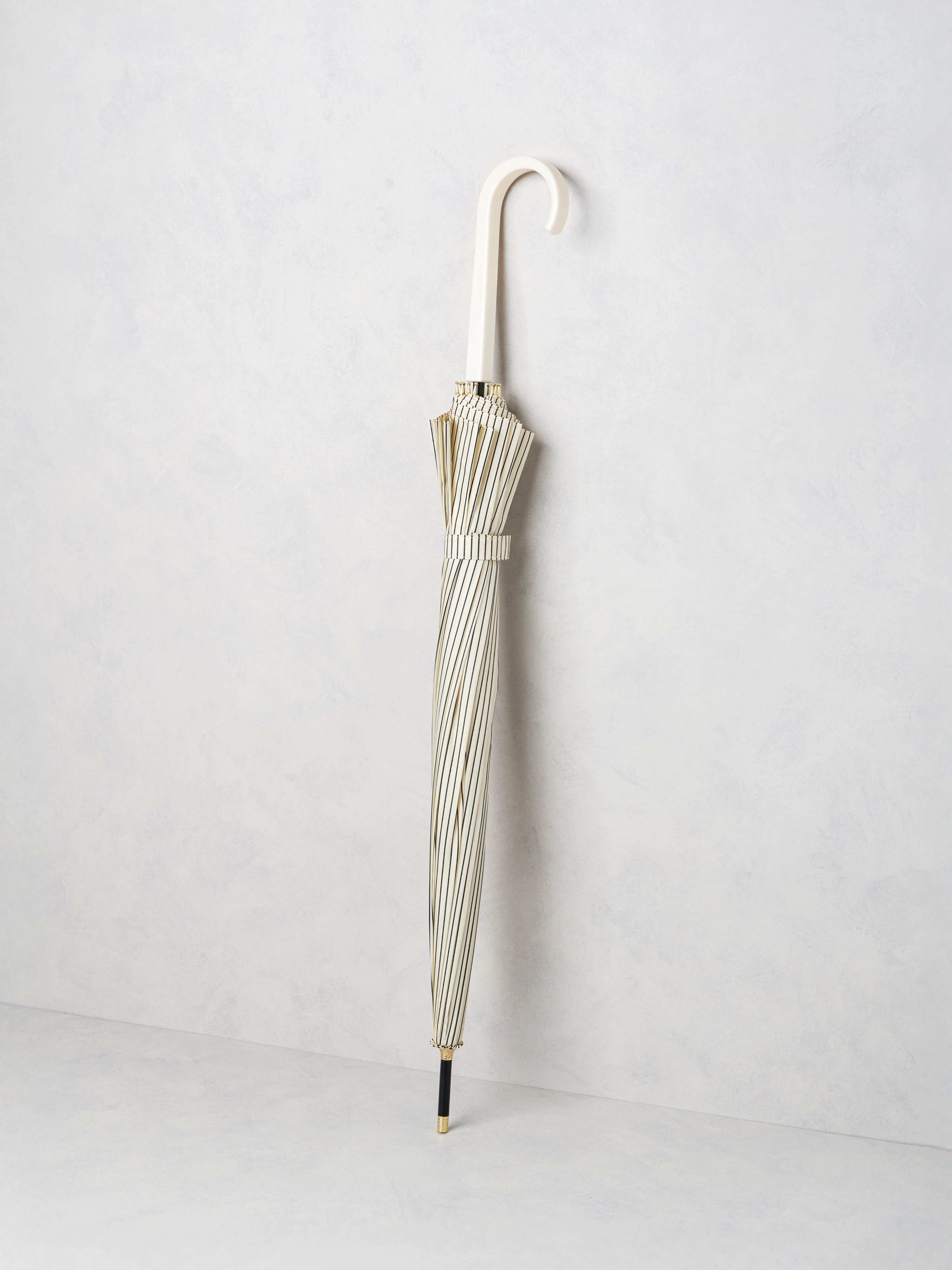 스트라이프 장우산 16K 56 cm 아이보리