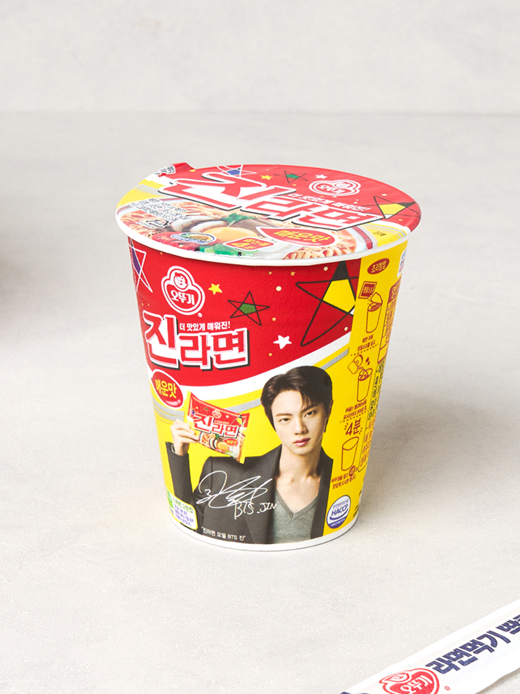 Лапша Ottogi Jin Ramen острая, мал. стакан, 6 шт.