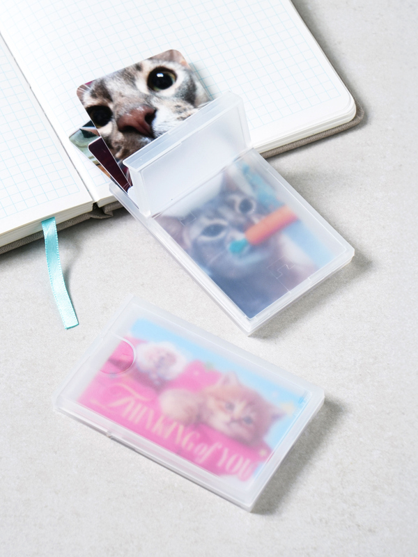 Estuche delgado para decoración de polaroids, set de 2