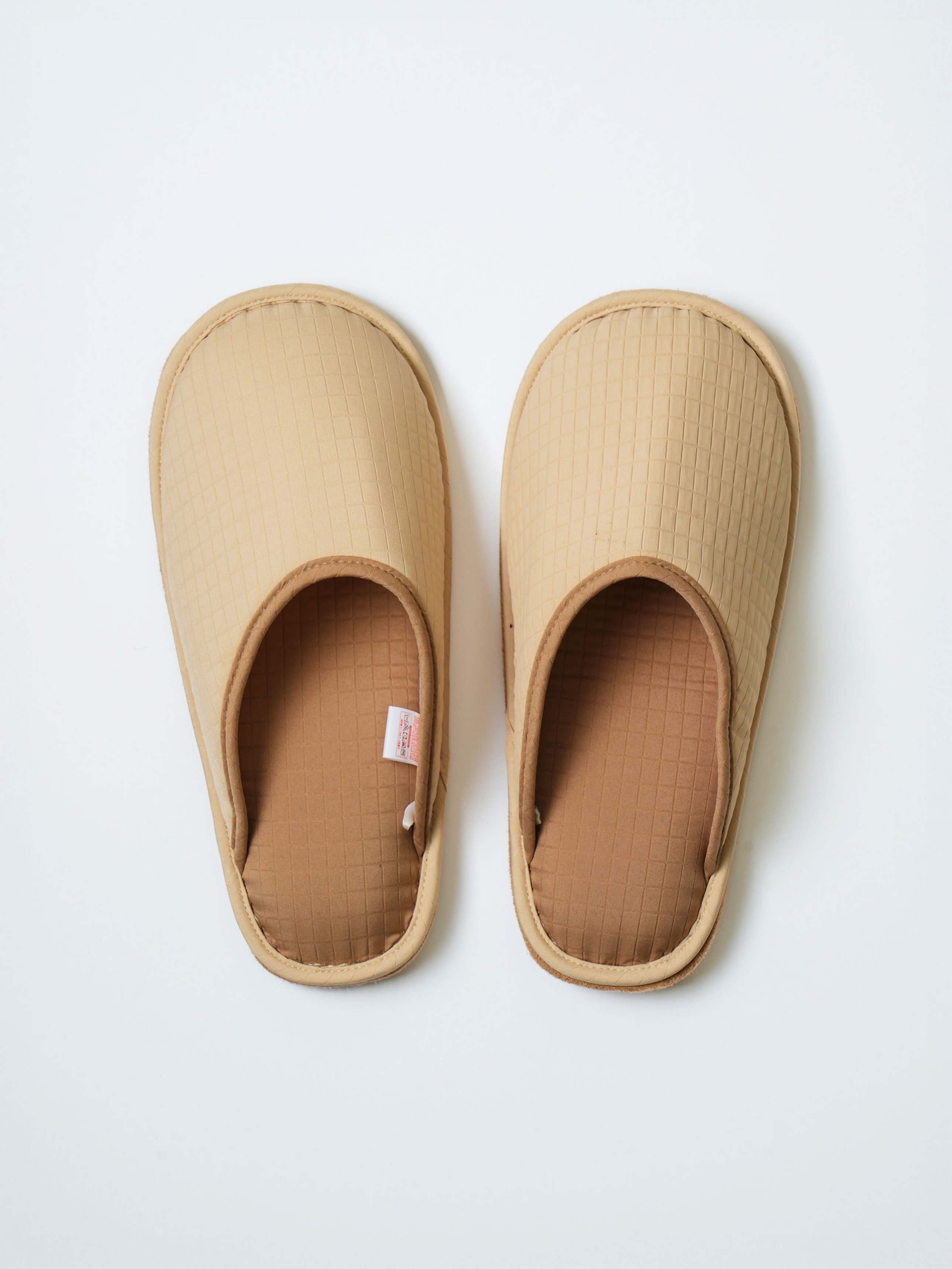 와플 원단 배색 막힘 거실화 230~250 mm 아이보리