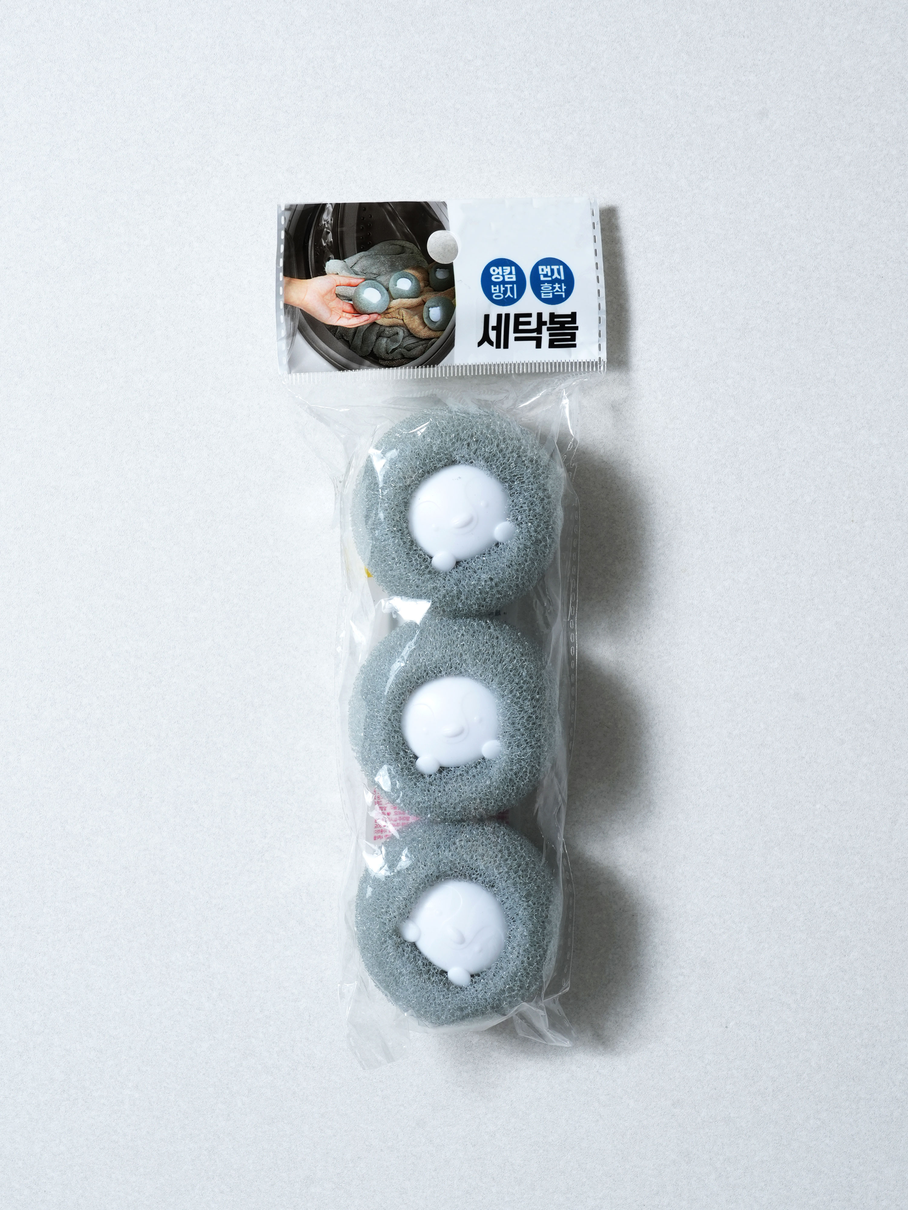 먼지 부착 세탁볼 3개입