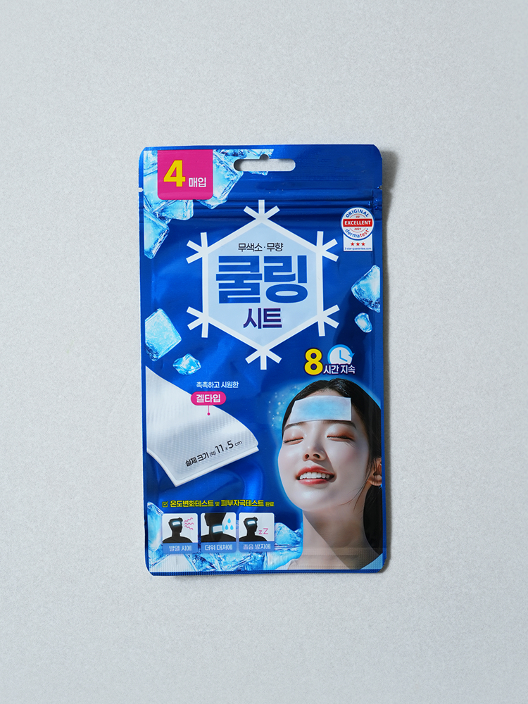 메이클린 쿨링 시트 4매입