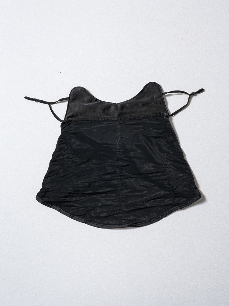 고리 고정 쿨 스포츠 스카프 블랙