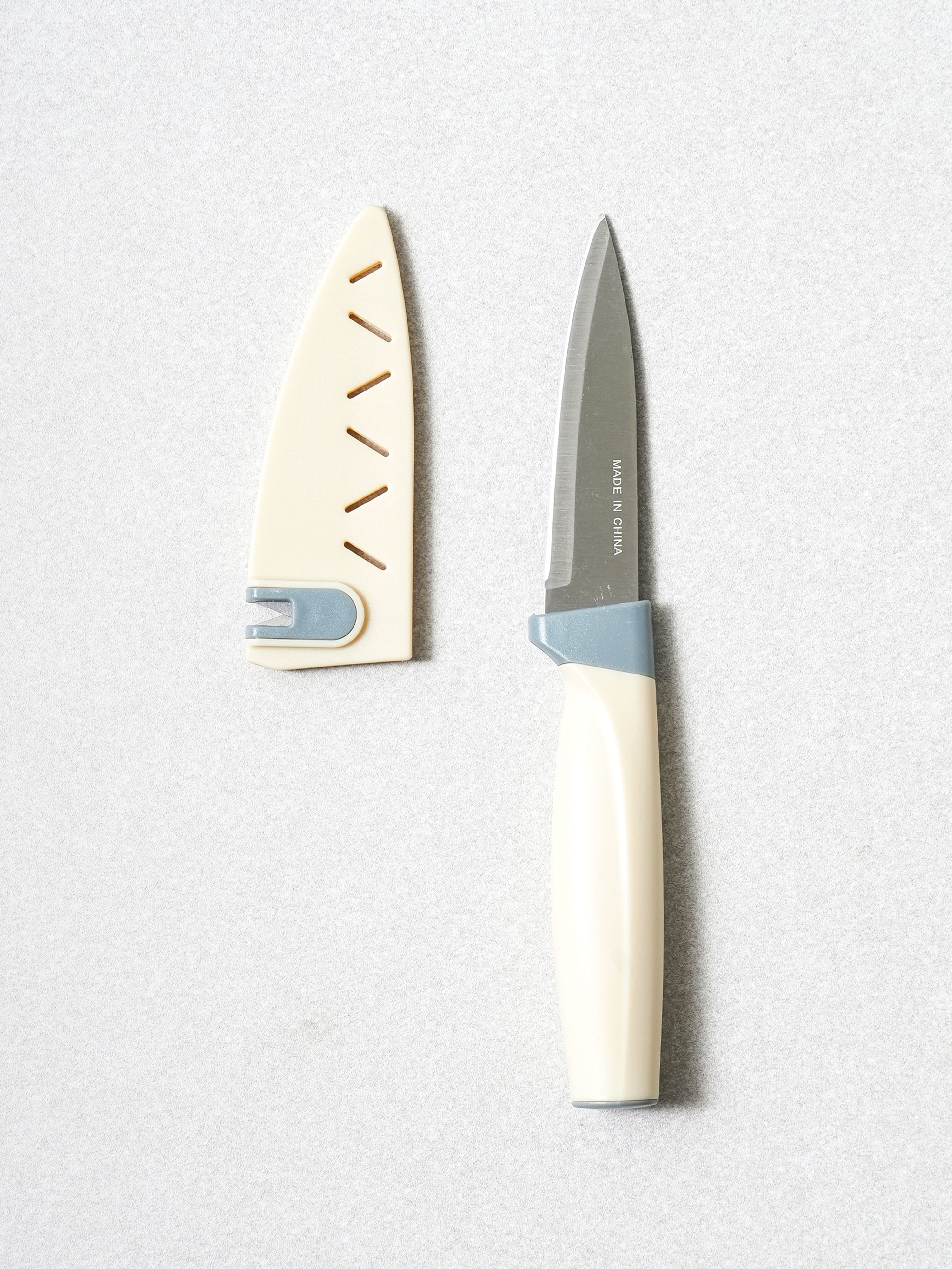 칼갈이 칼집 포함 과도 21 cm