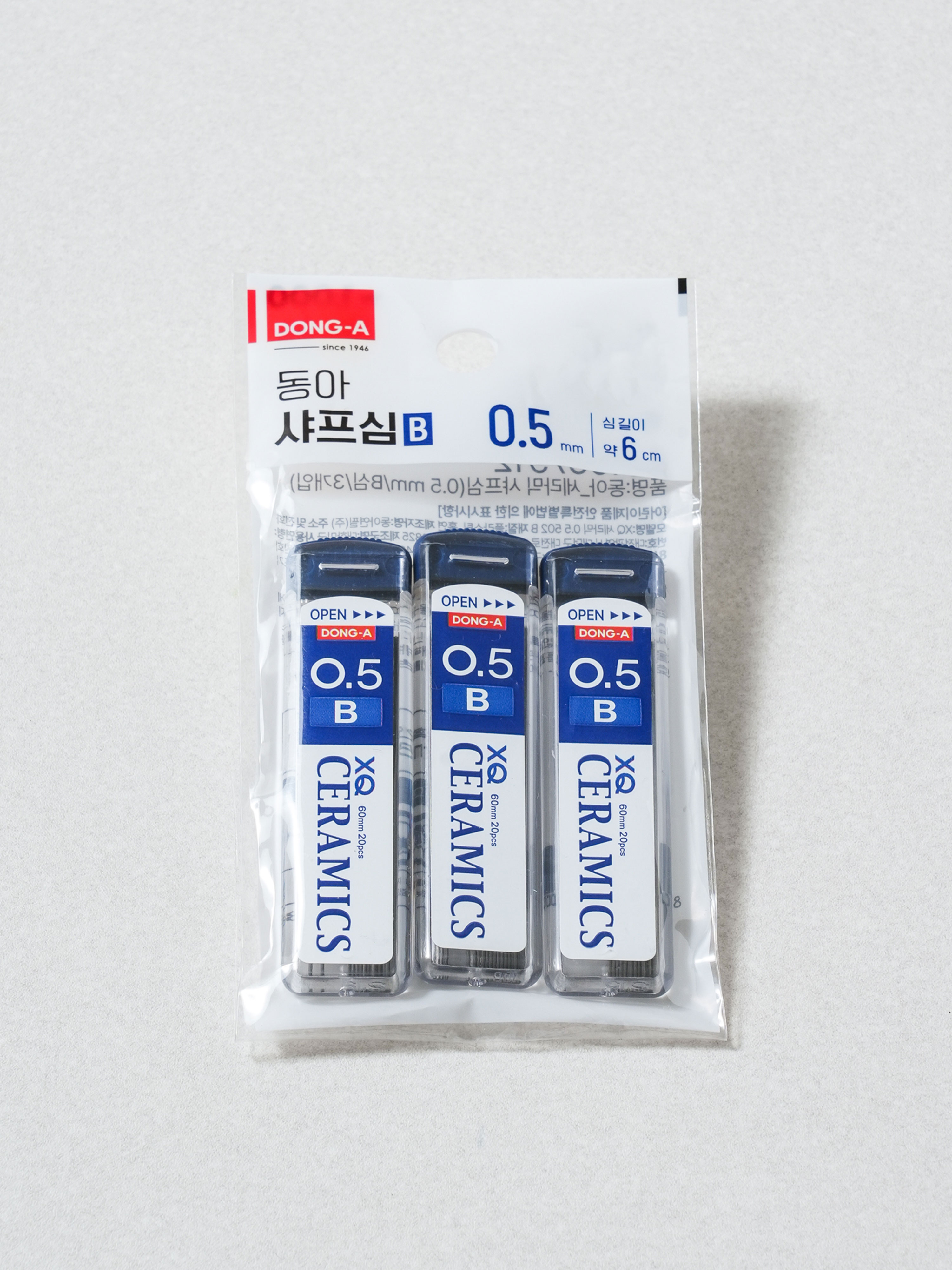 Грифели Dong-A Ceramic 0.5 мм B 3 шт.