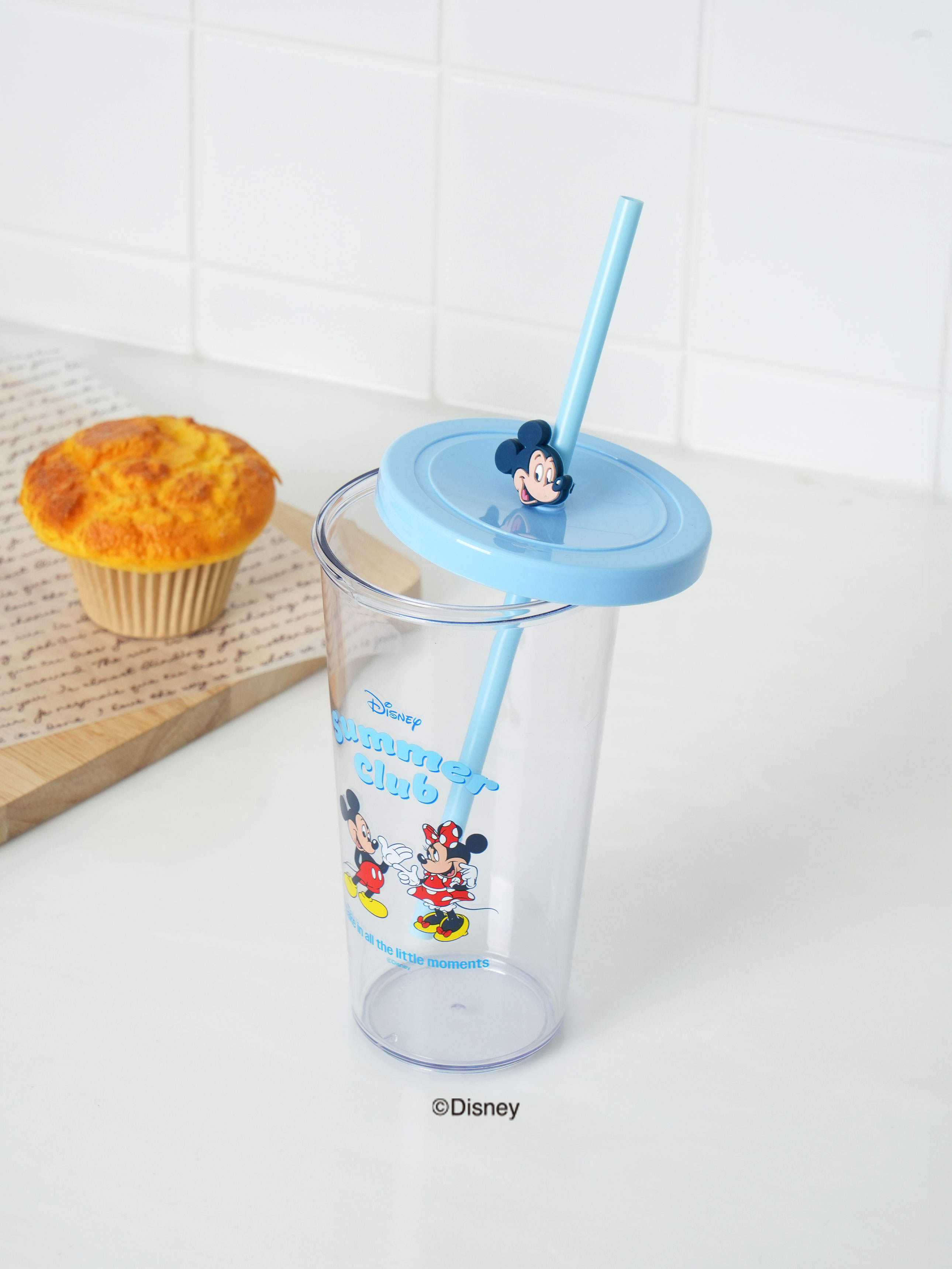 디즈니 피규어 빨대 컵 700 ml