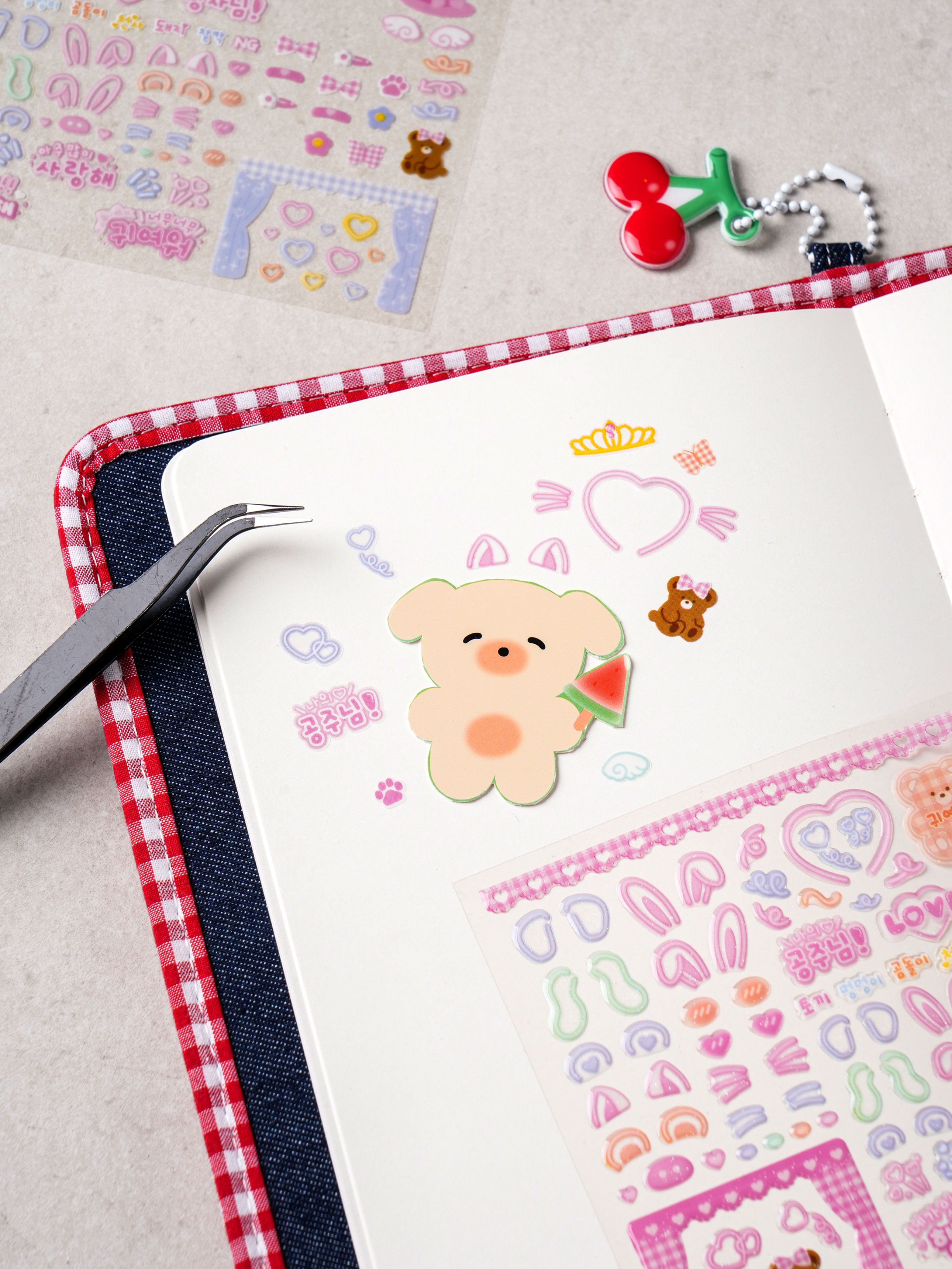 Декоративные стикеры Purikura 2 шт.