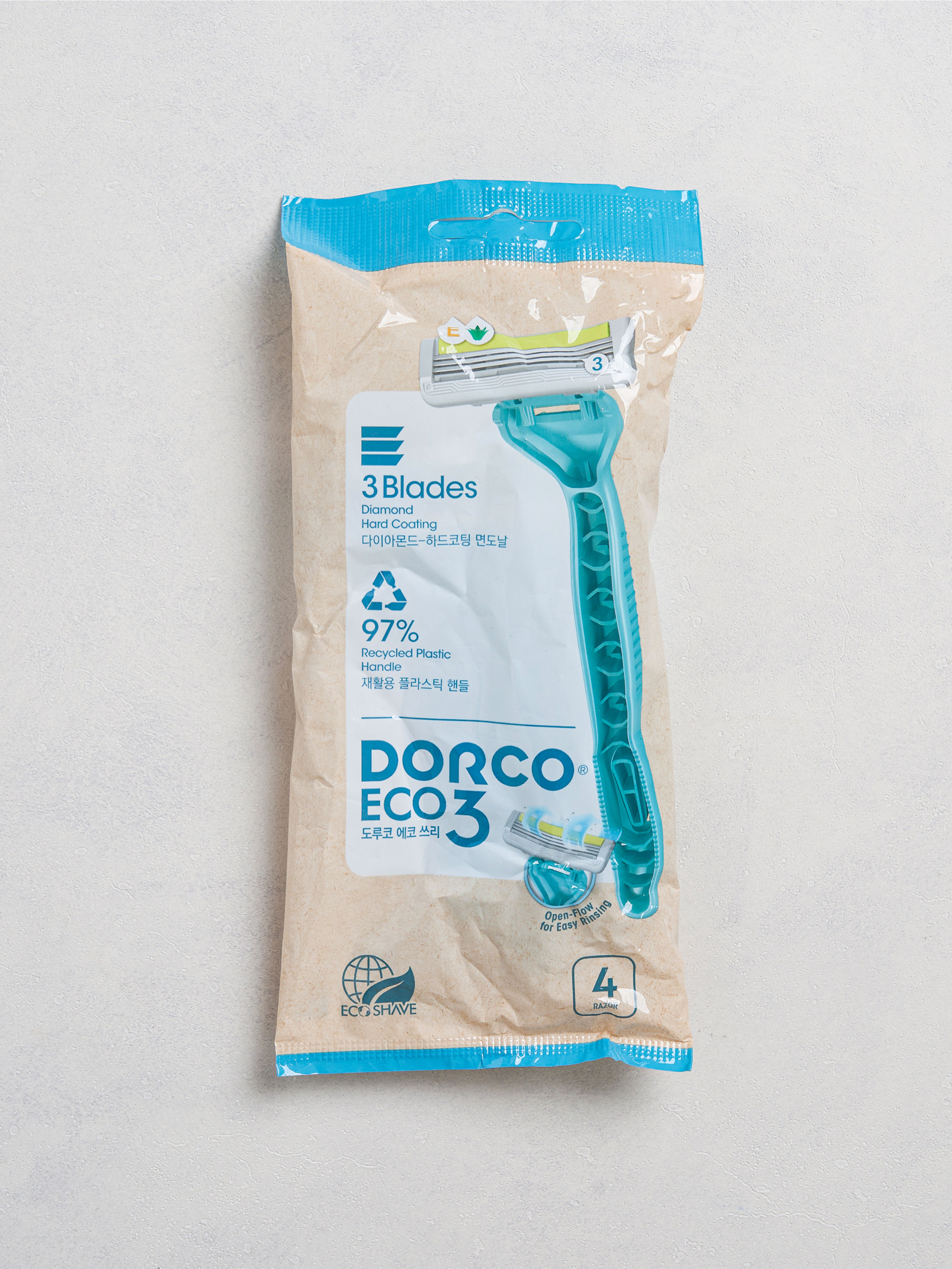 Станки для бритья Dorco Eco Three 4 шт.
