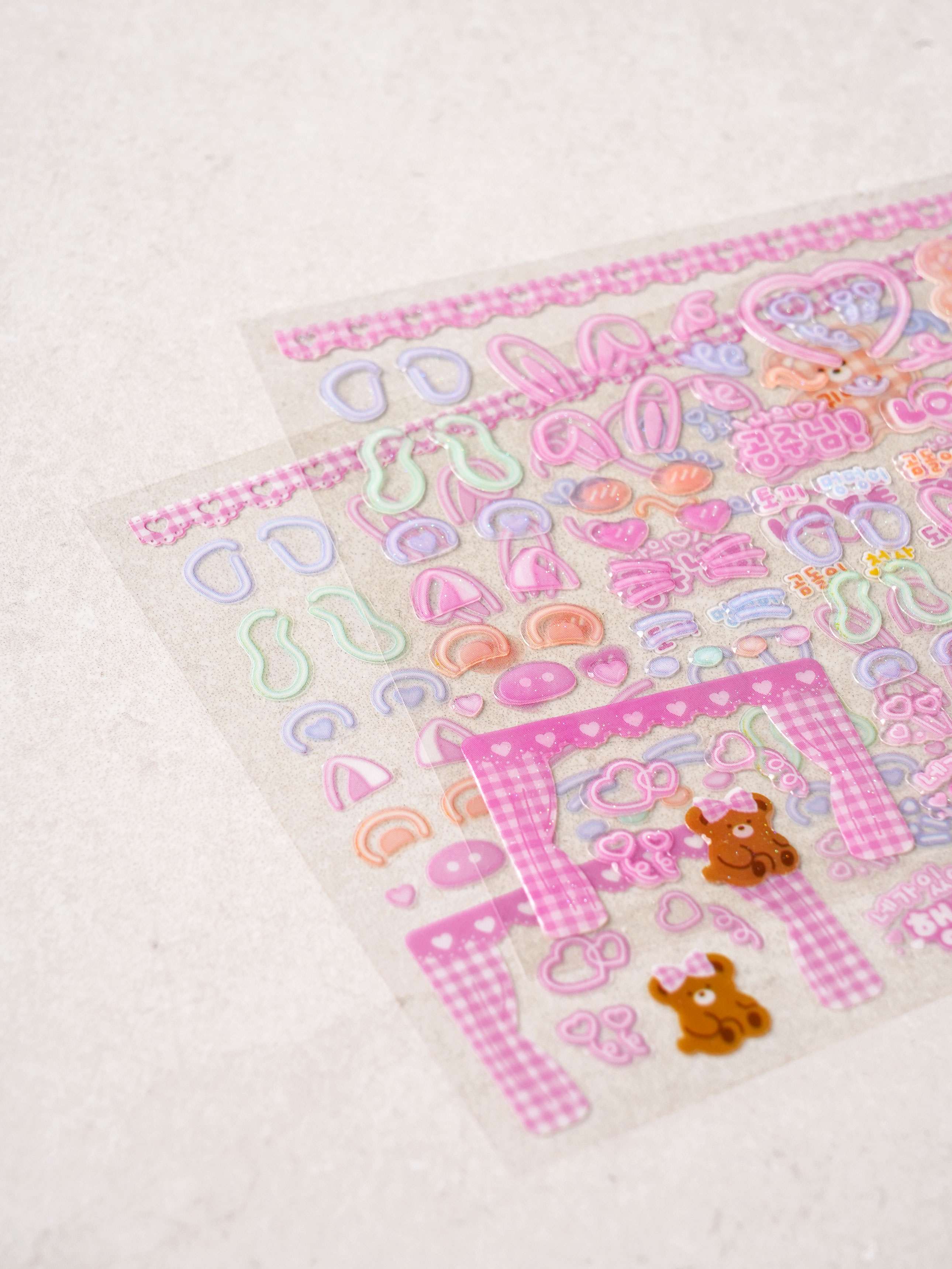 Декоративные стикеры Purikura 2 шт.
