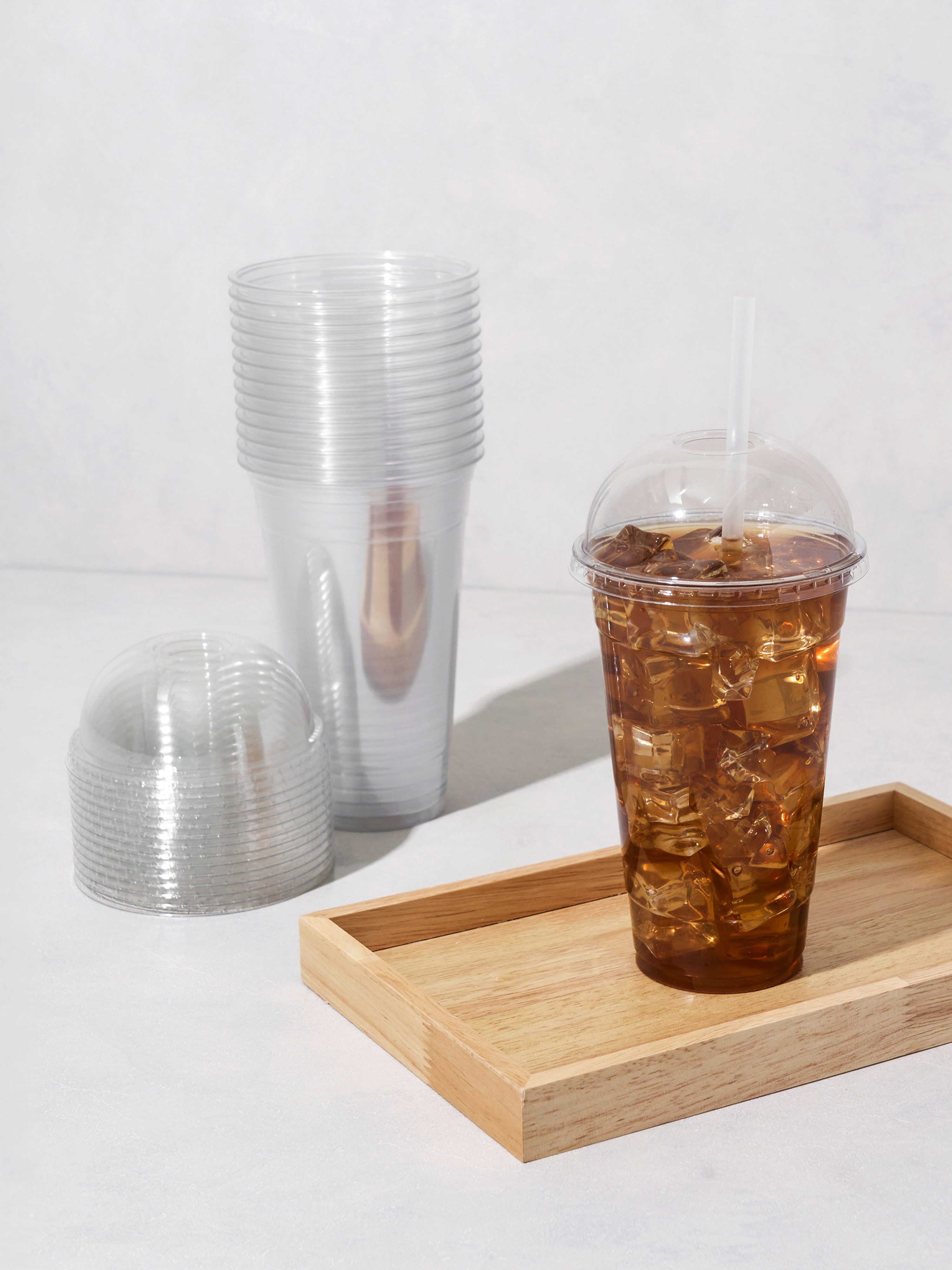 테이크아웃 컵＆뚜껑 640 ml 14개입