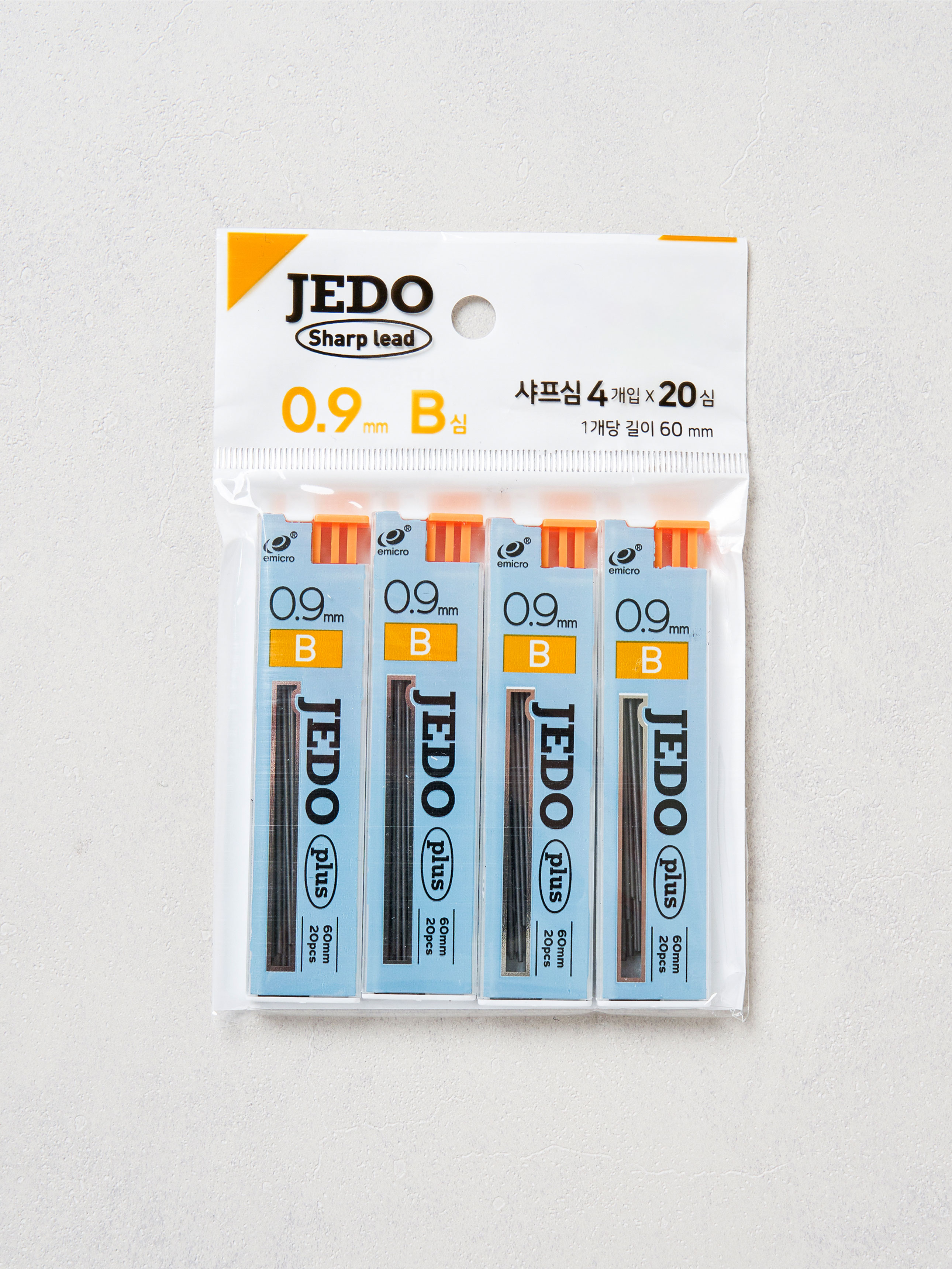 샤프심 0.9 mm B심 80개입
