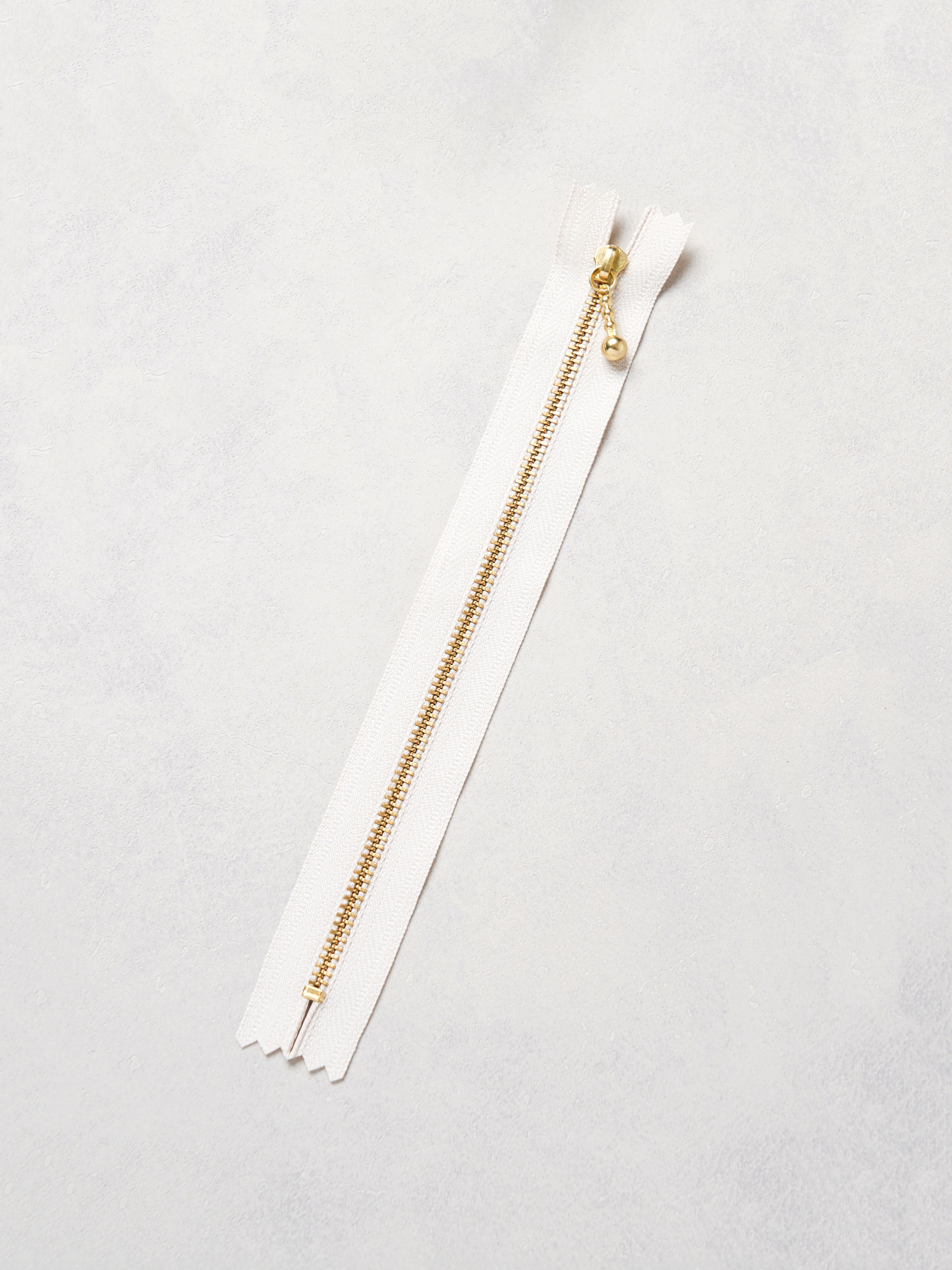 일본제 골드 지퍼 YKK 20 cm 아이보리