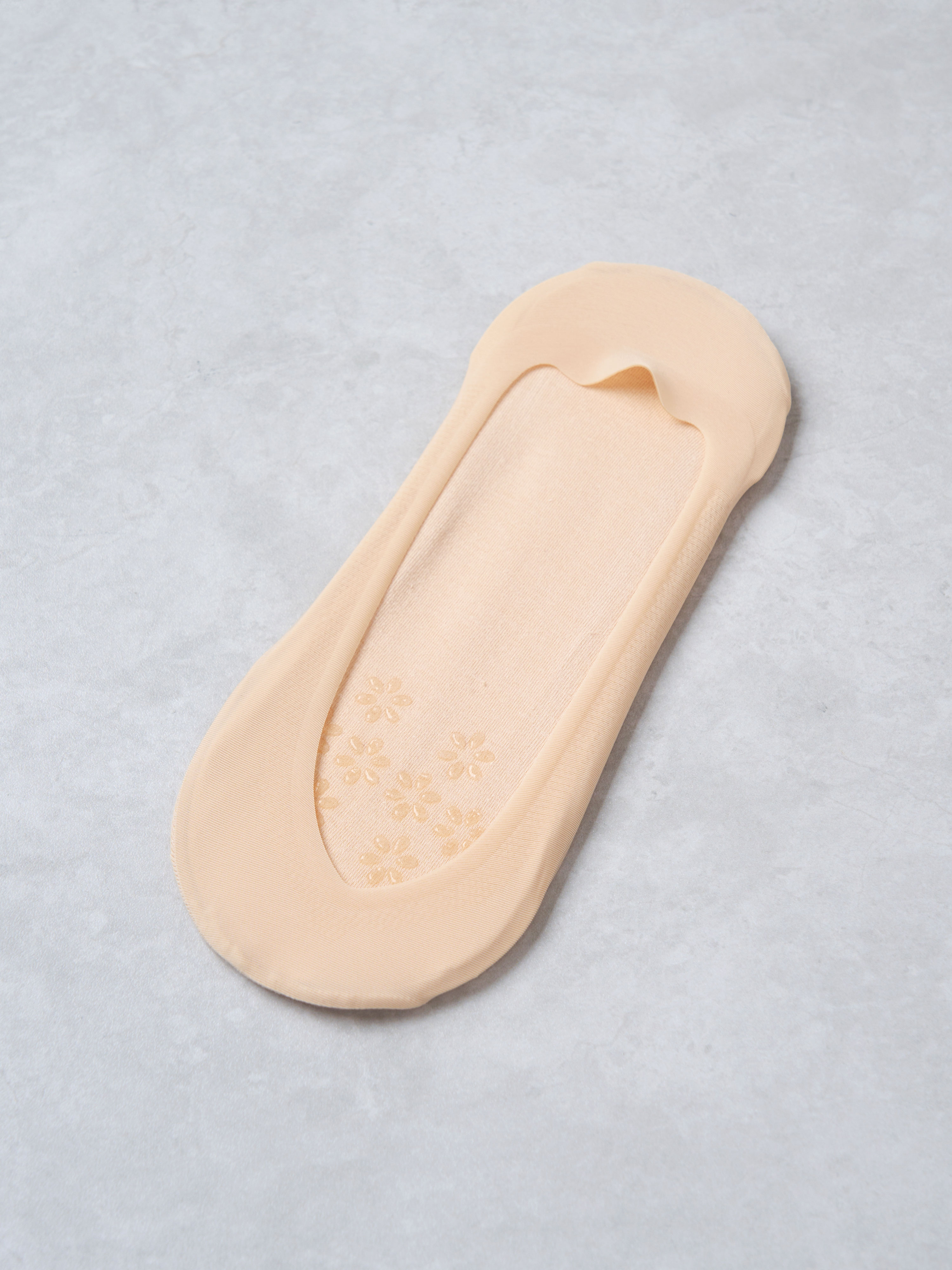 여성 뒤꿈치 실리콘 덧신 베이지