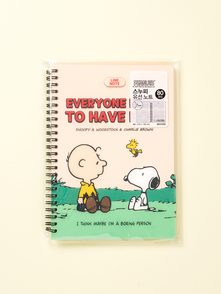 Тетрадь в линейку Peanuts Vintage A5 80 л.