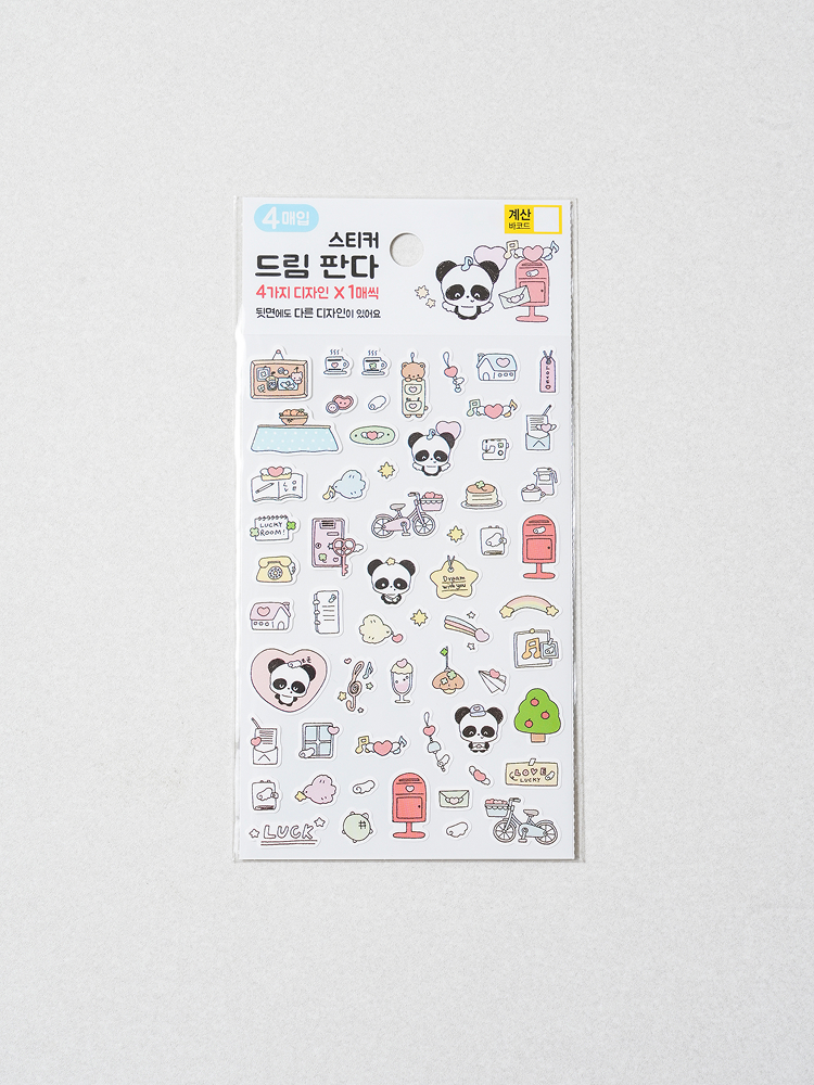 Наклейки Dream Panda 4 шт.
